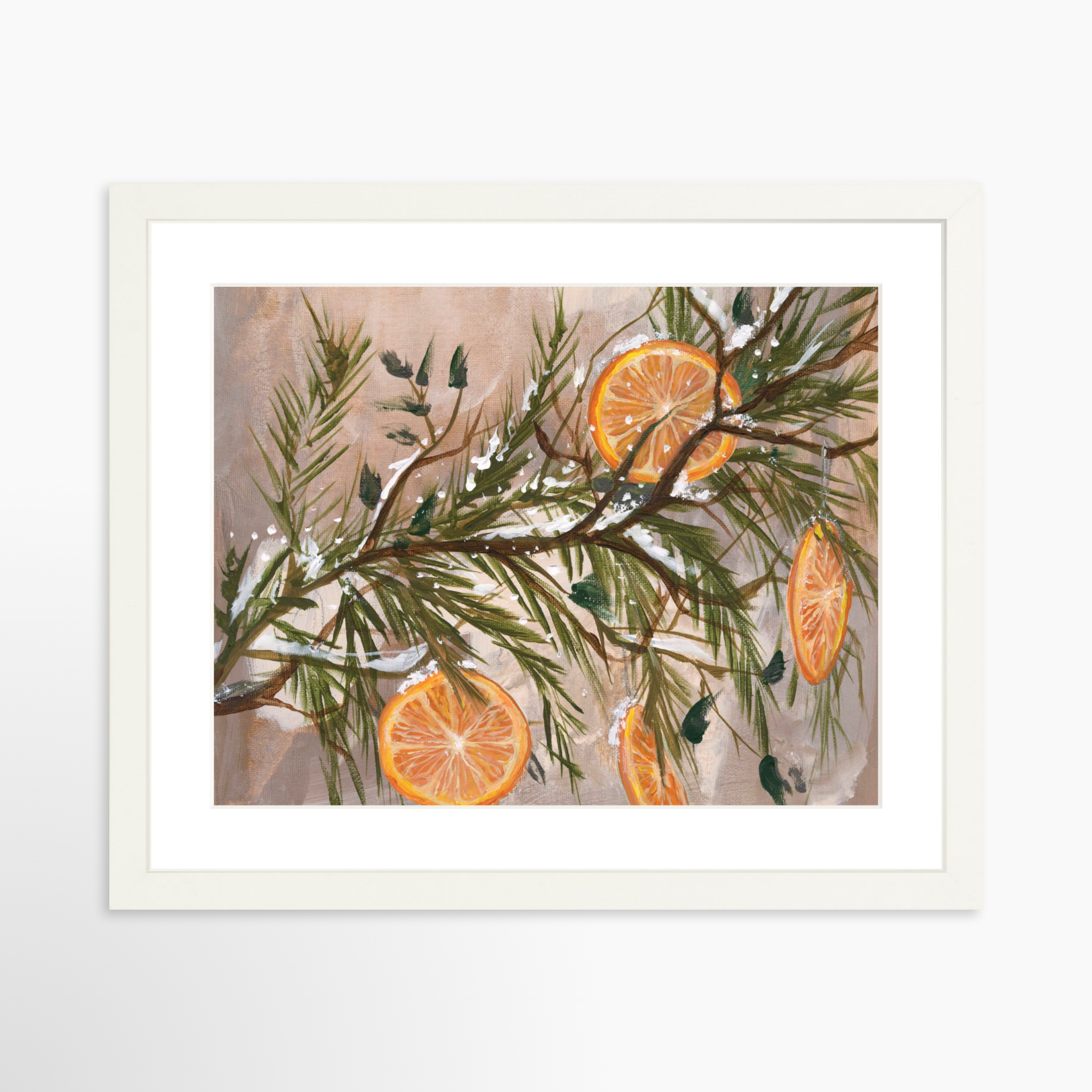 14x11 / White Frame + White Mat