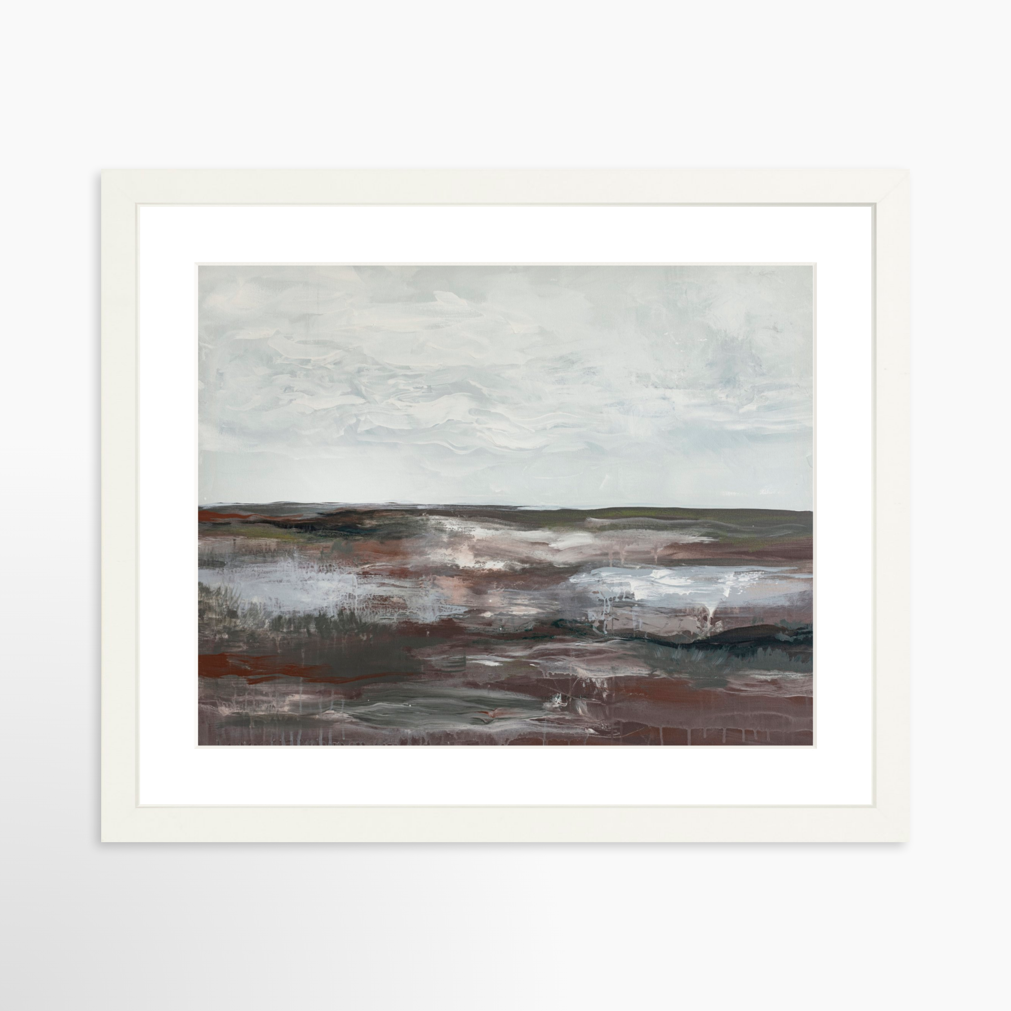 14x11 / White Frame + White Mat