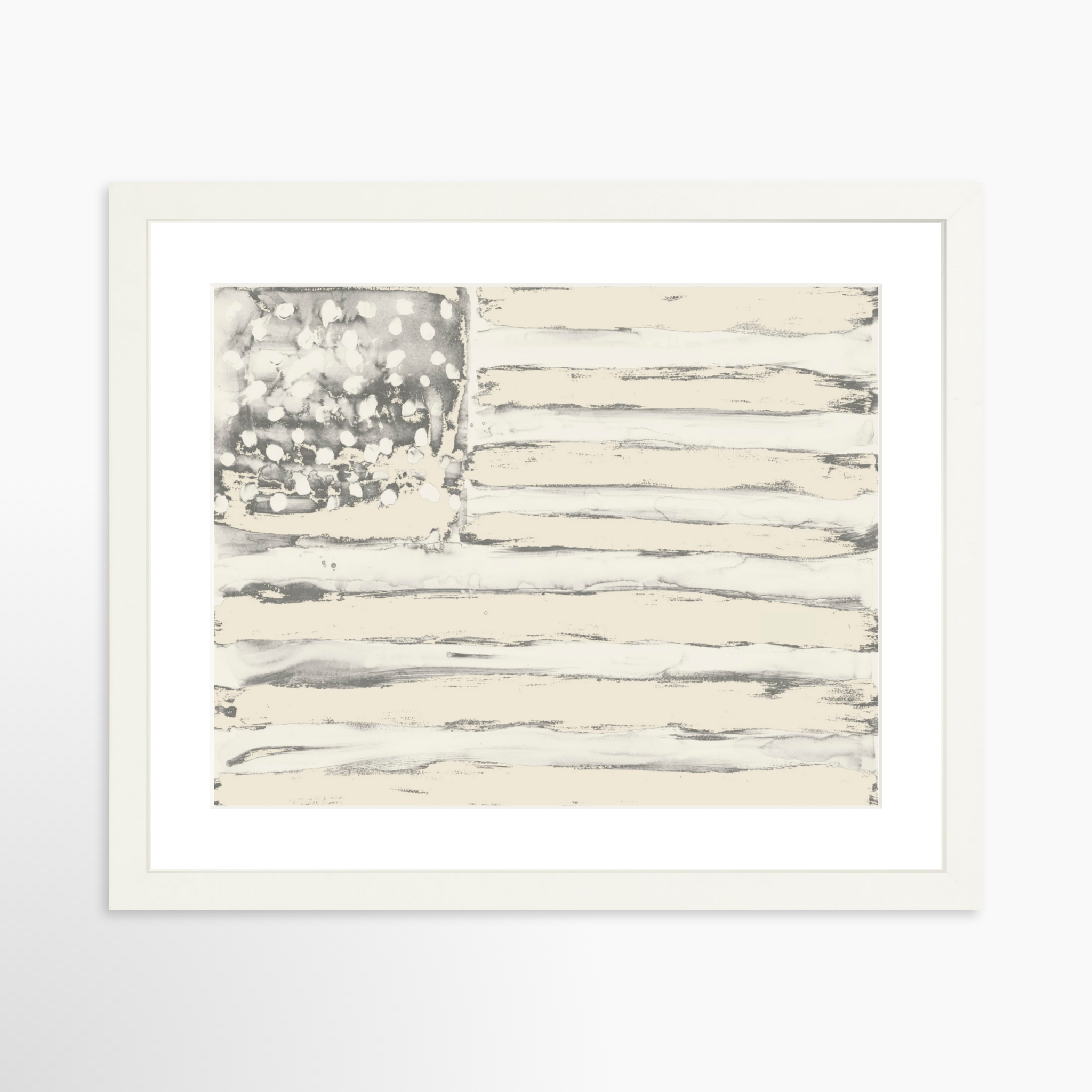 14x11 / White Frame + White Mat