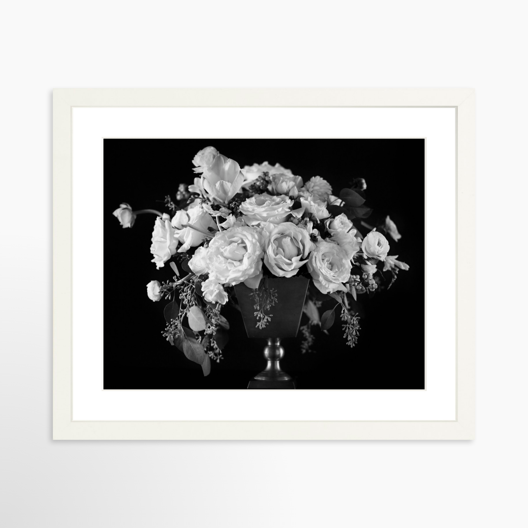 14x11 / White Frame + White Mat