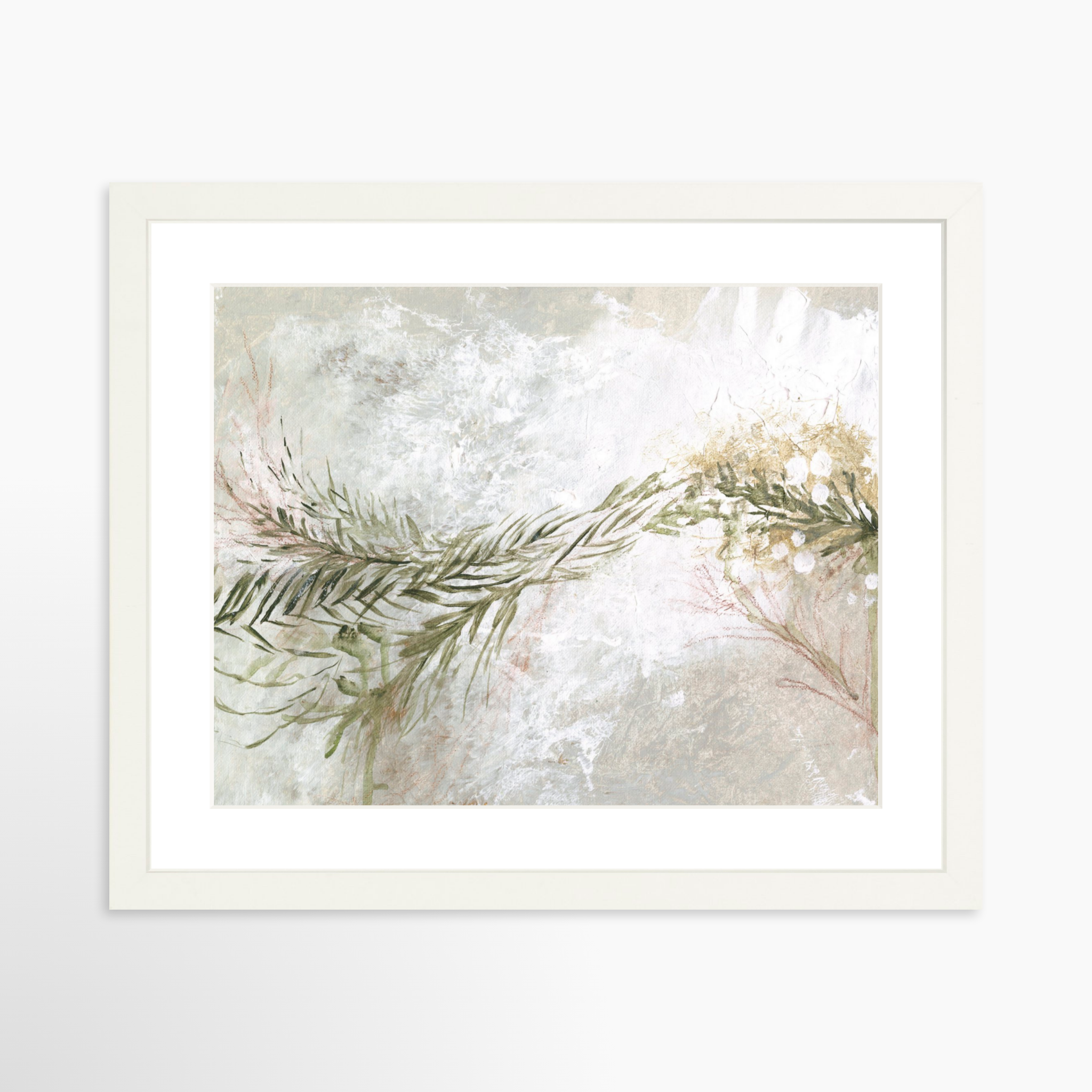 14x11 / White Frame + White Mat