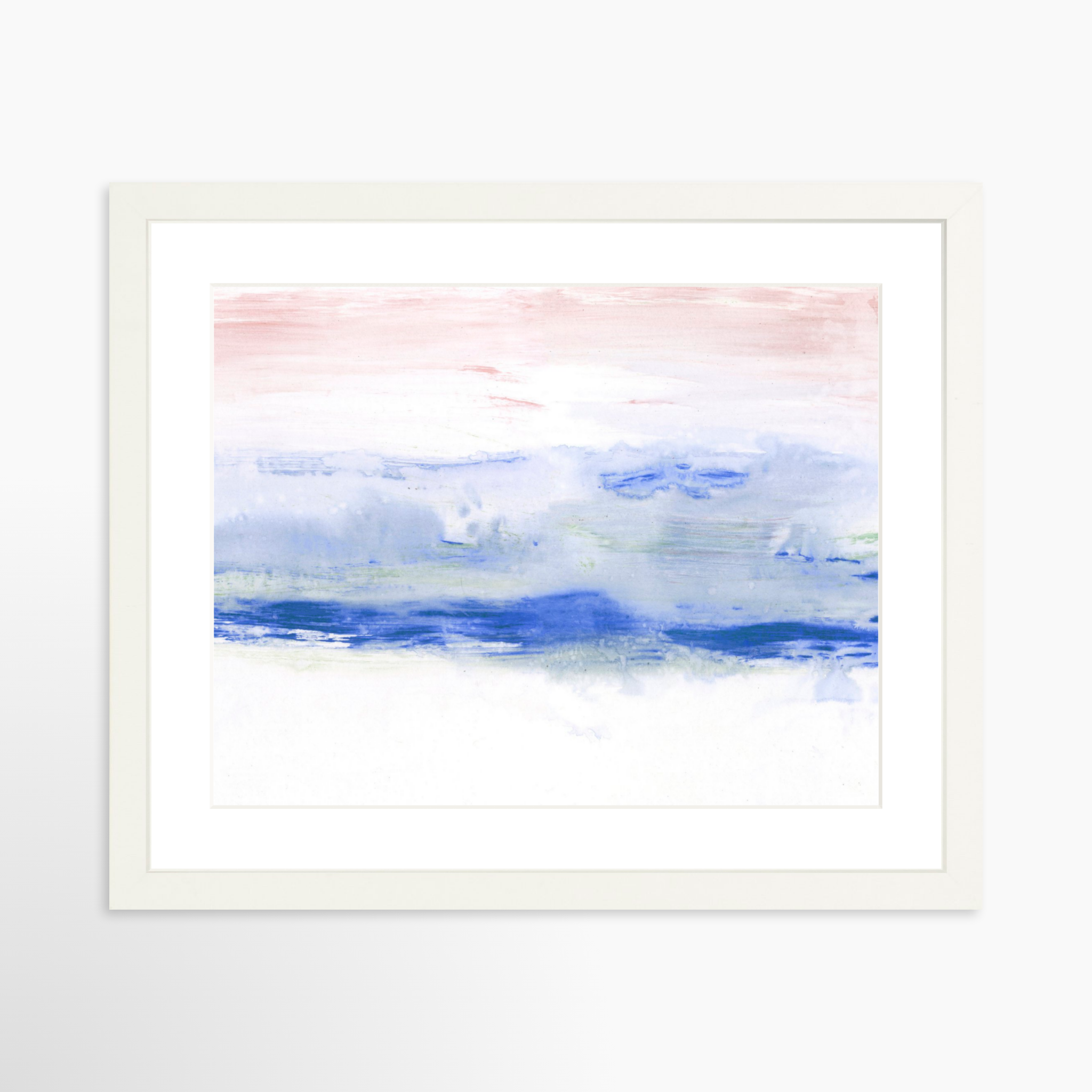 14x11 / White Frame + White Mat