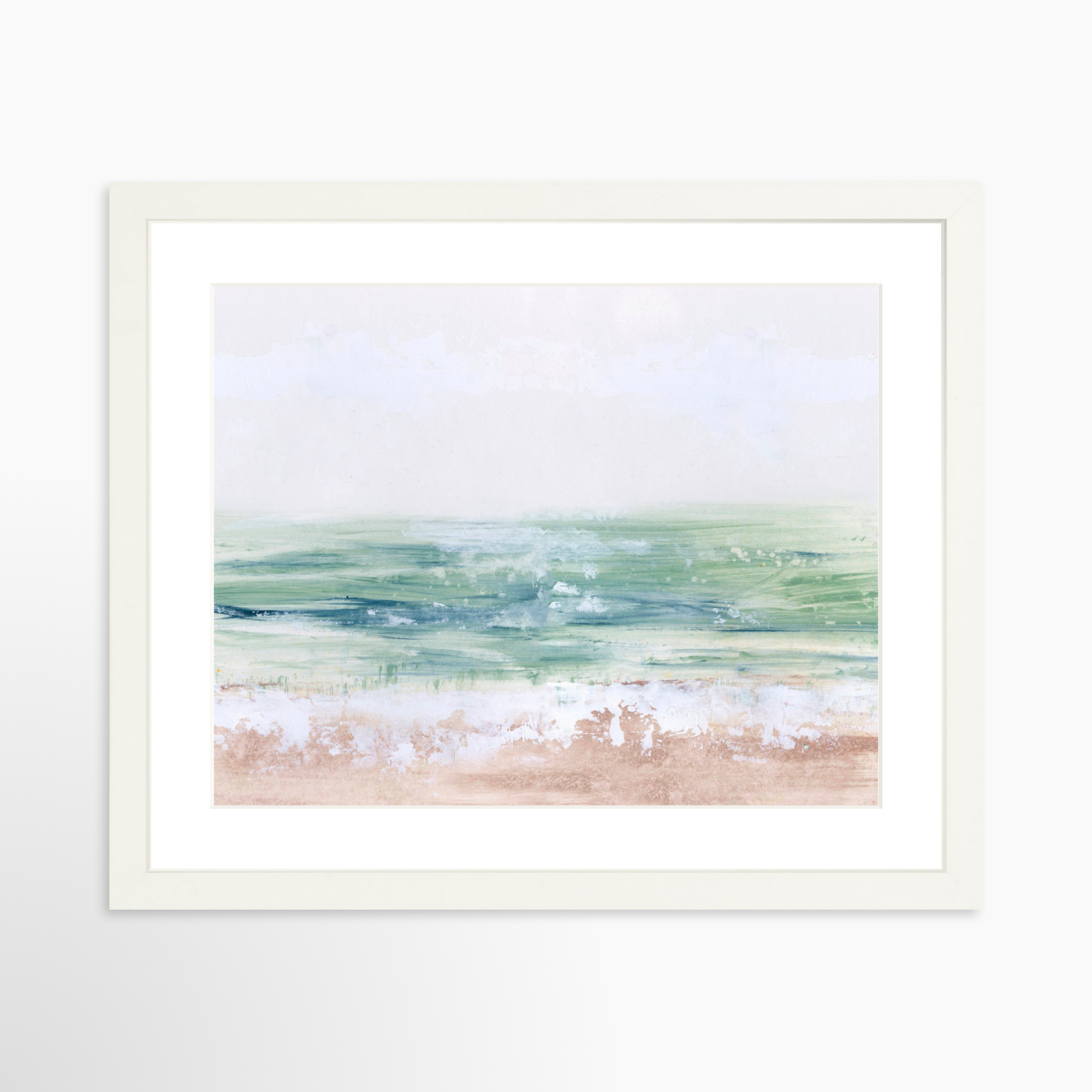 14x11 / White Frame + White Mat