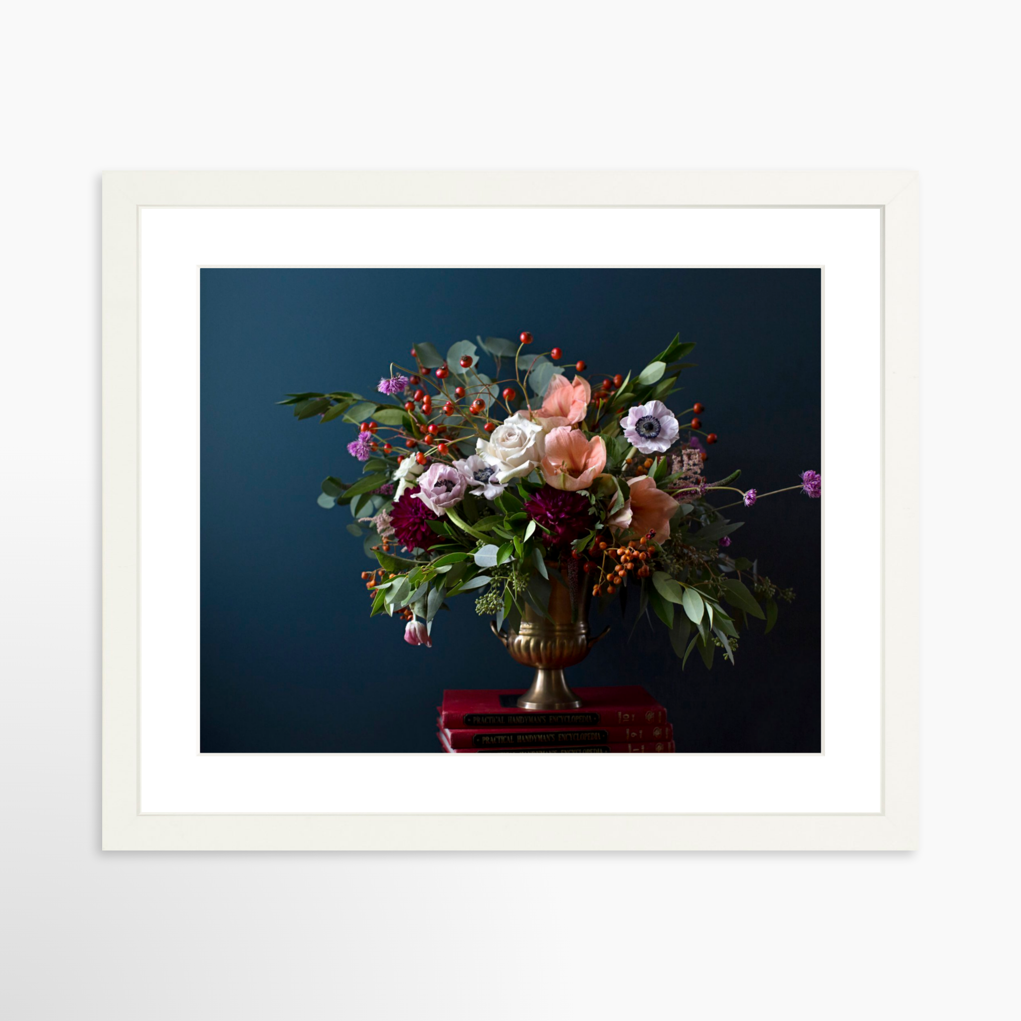 14x11 / White Frame + White Mat