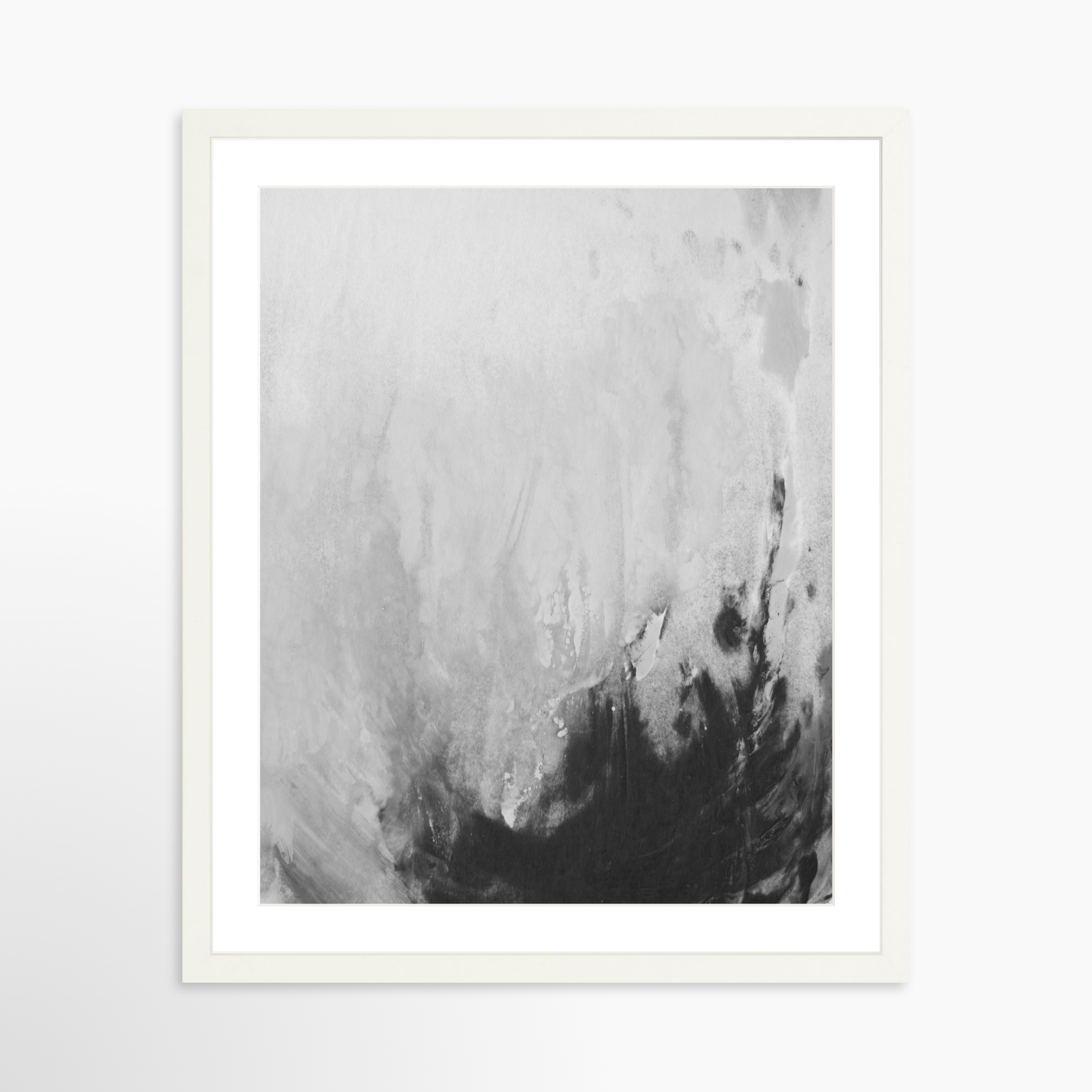 16x20 / White Frame + White Mat