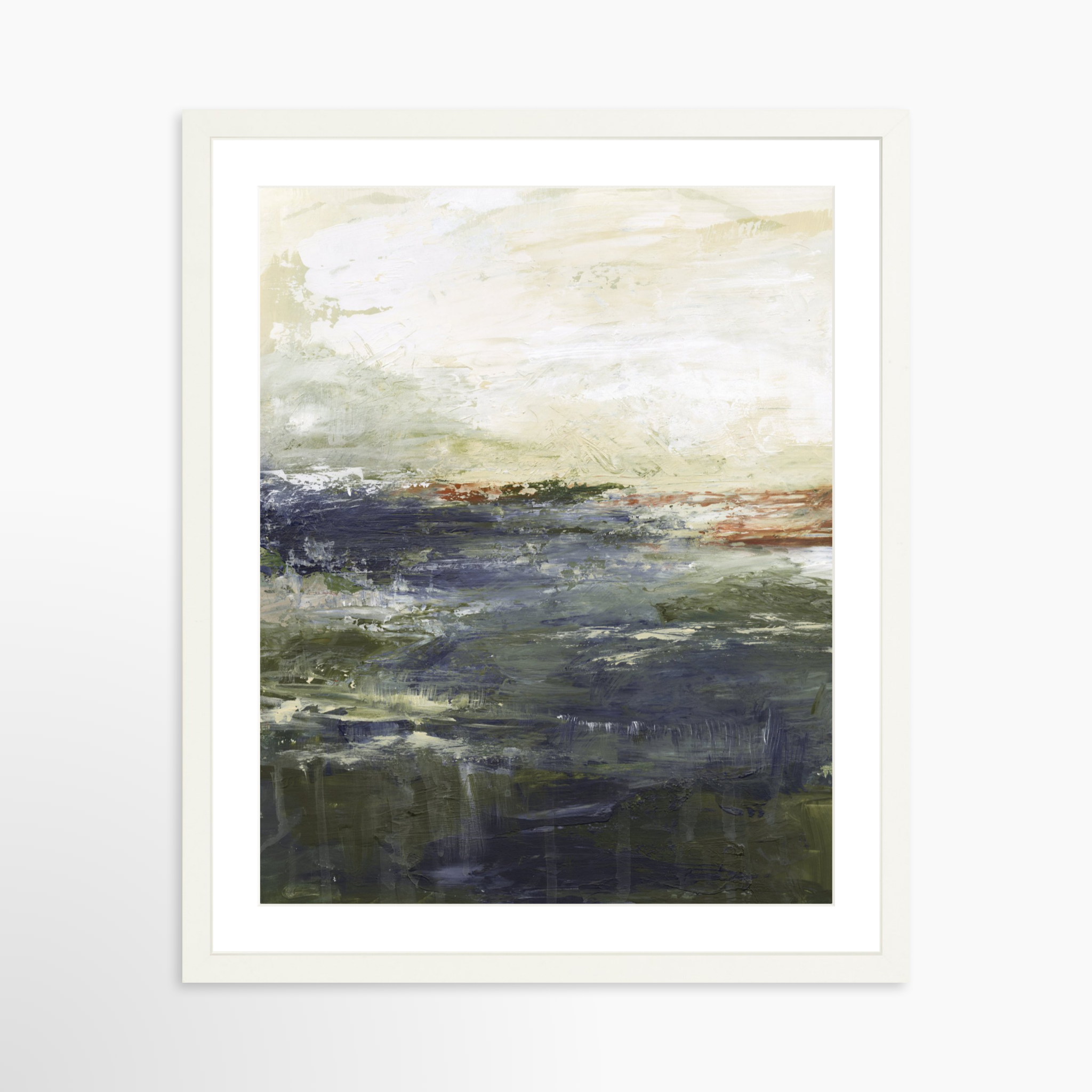 16x20 / White Frame + White Mat