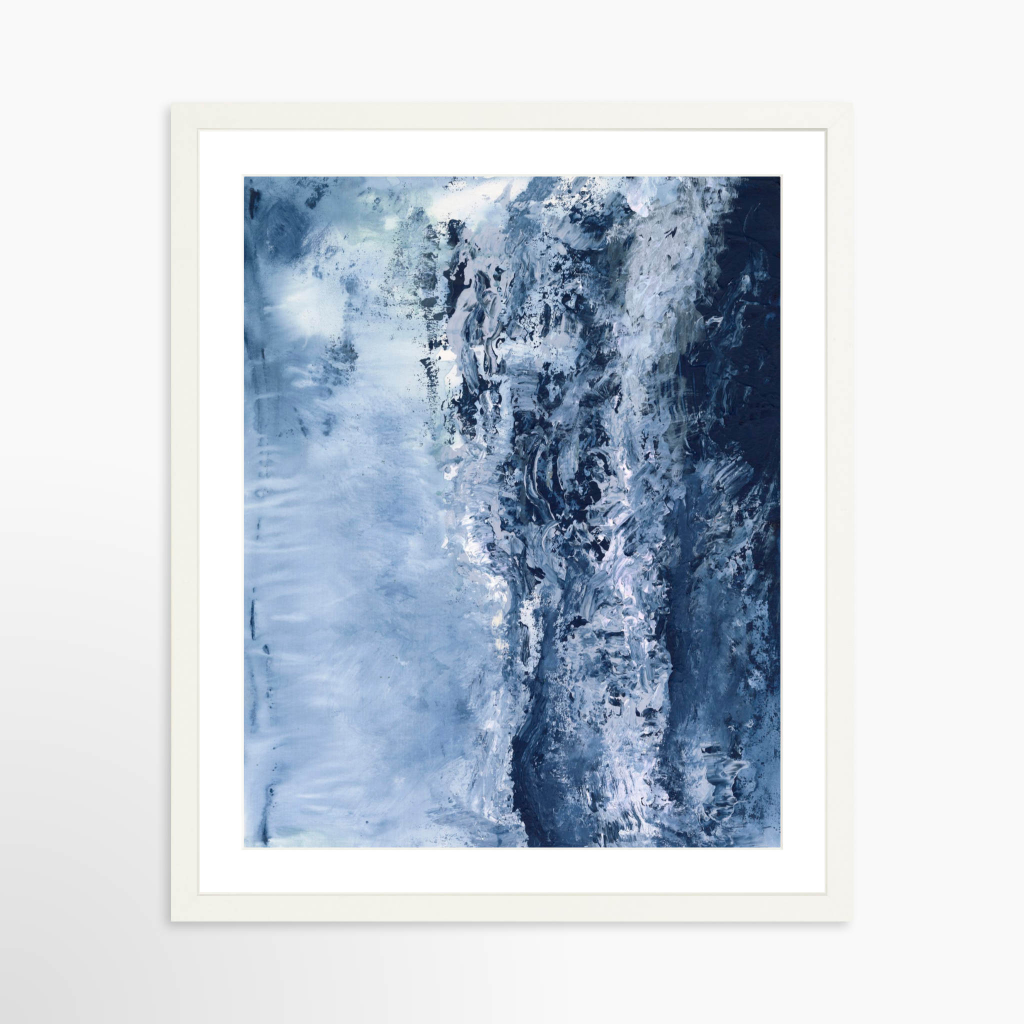 16x20 / White Frame + White Mat