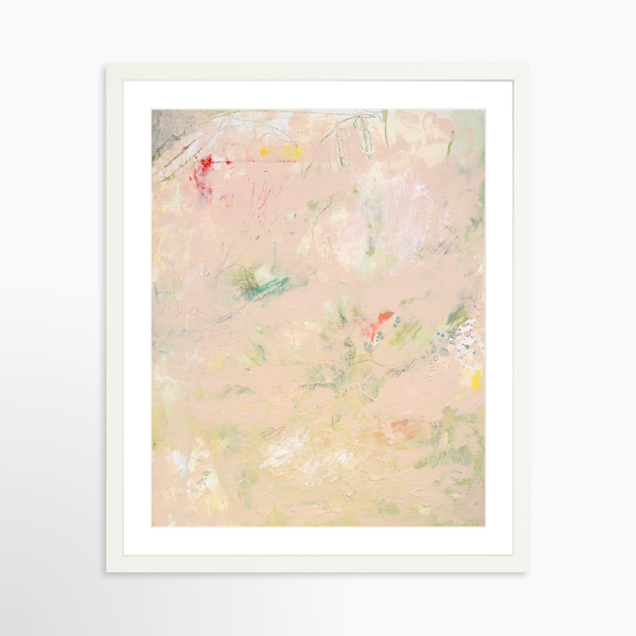 16x20 / White Frame + White Mat