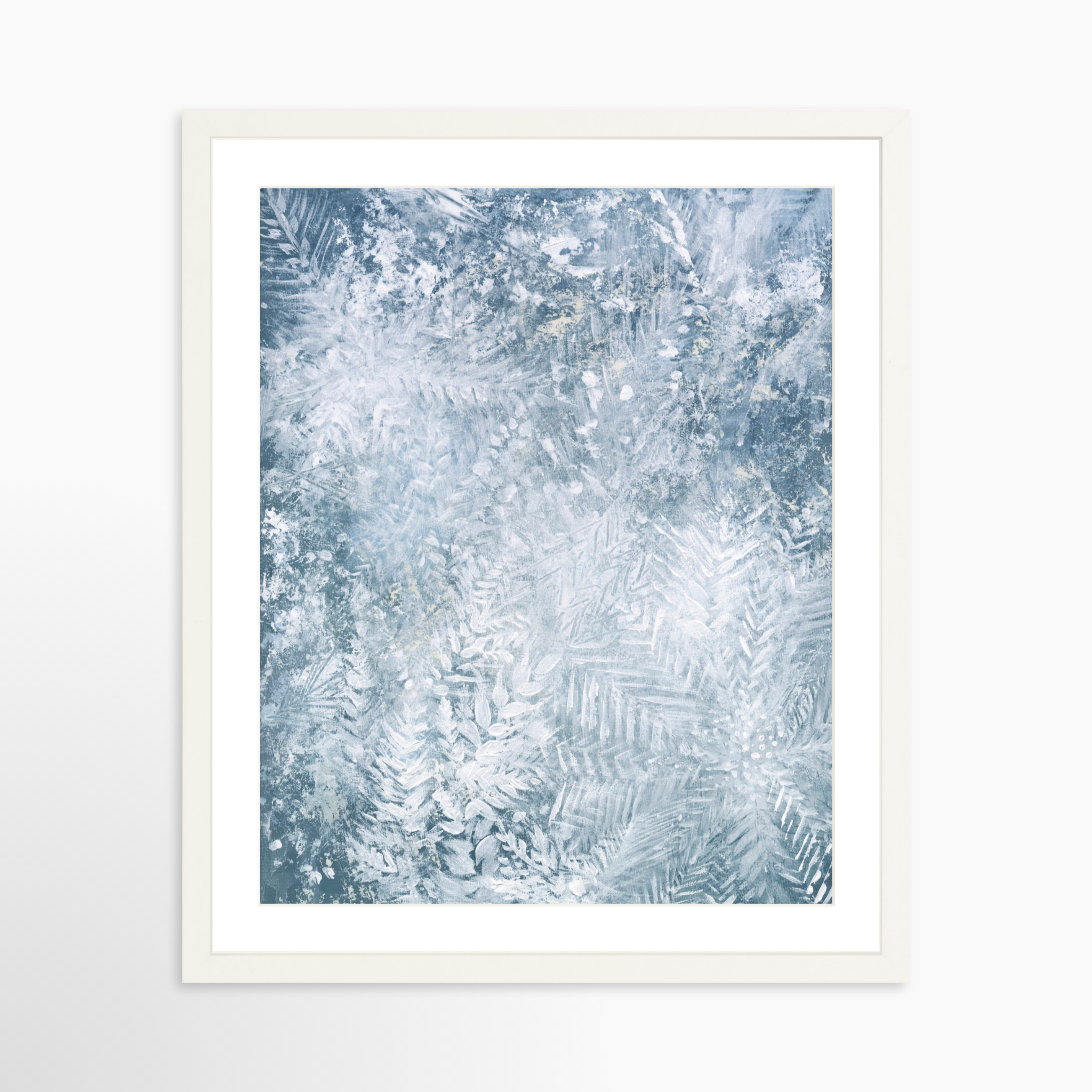 16x20 / White Frame + White Mat