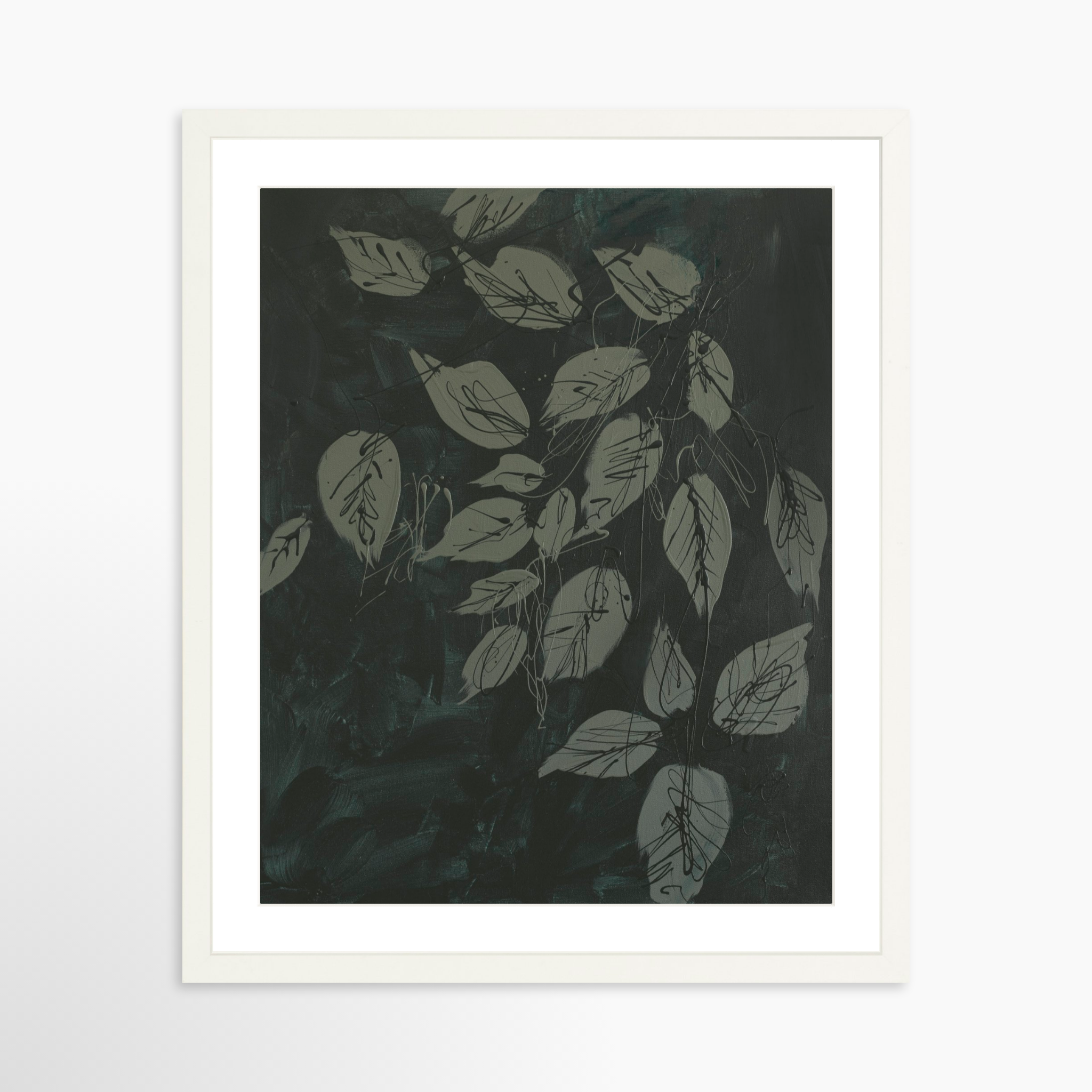 16x20 / White Frame + White Mat