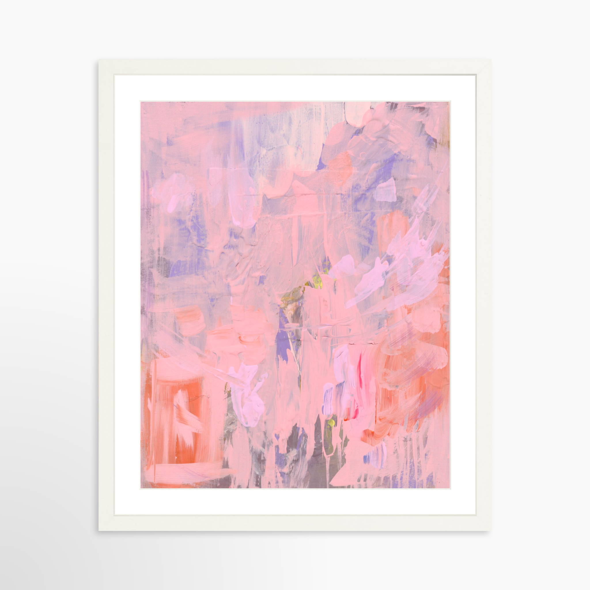 16x20 / White Frame + White Mat