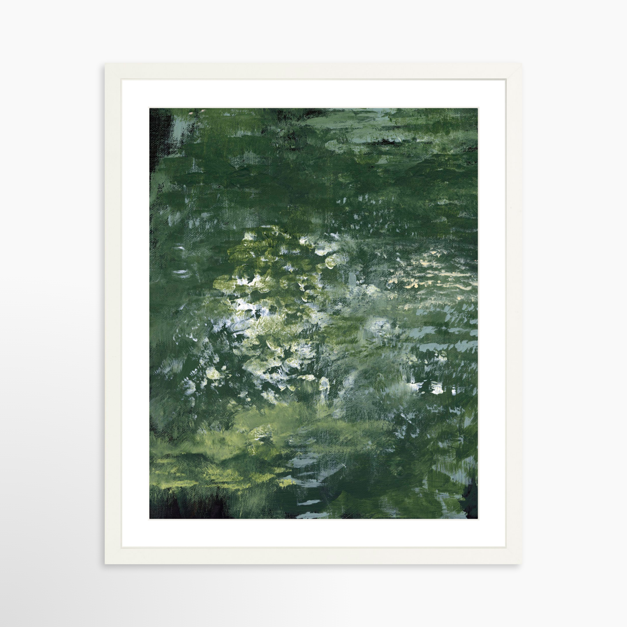 16x20 / White Frame + White Mat