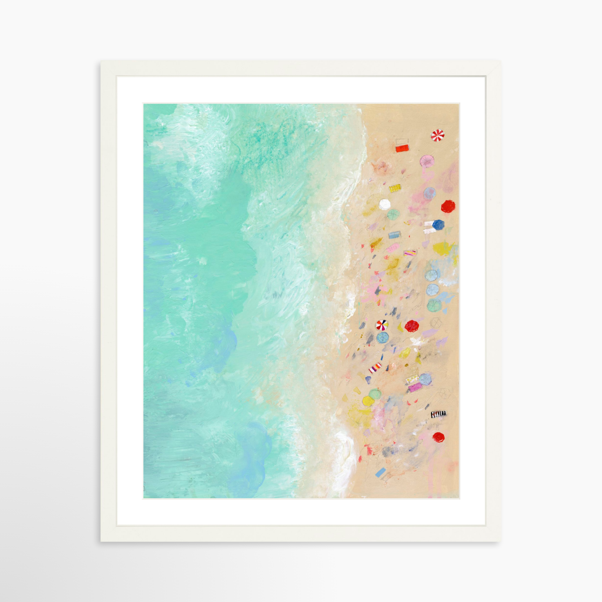 16x20 / White Frame + White Mat