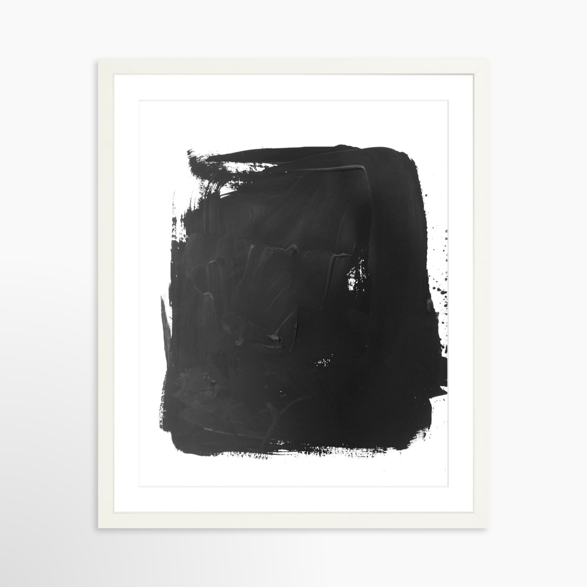 16x20 / White Frame + White Mat
