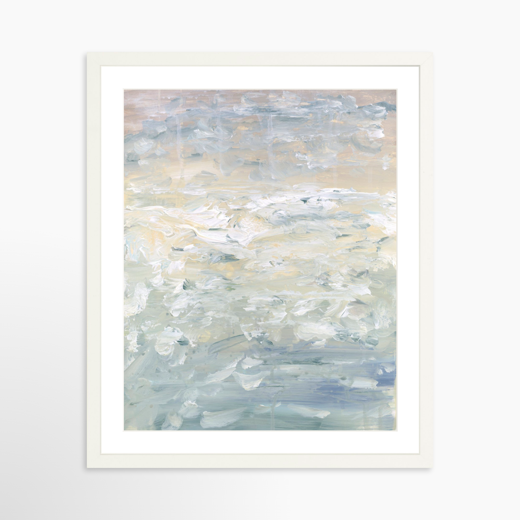 16x20 / White Frame + White Mat