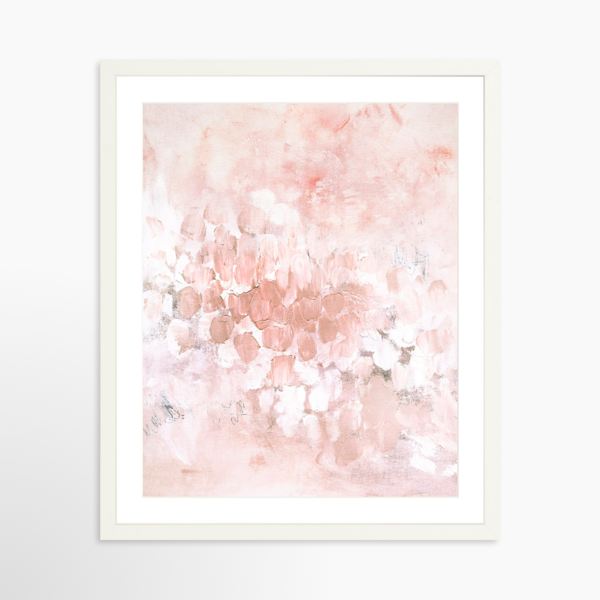16x20 / White Frame + White Mat