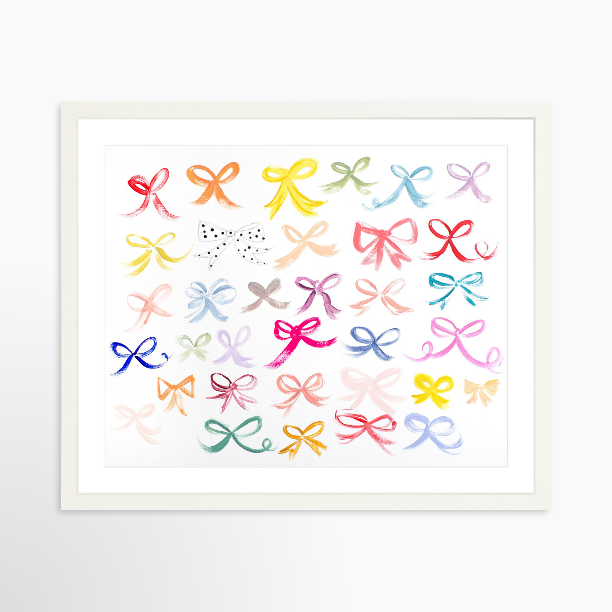 20x16 / White Frame + White Mat