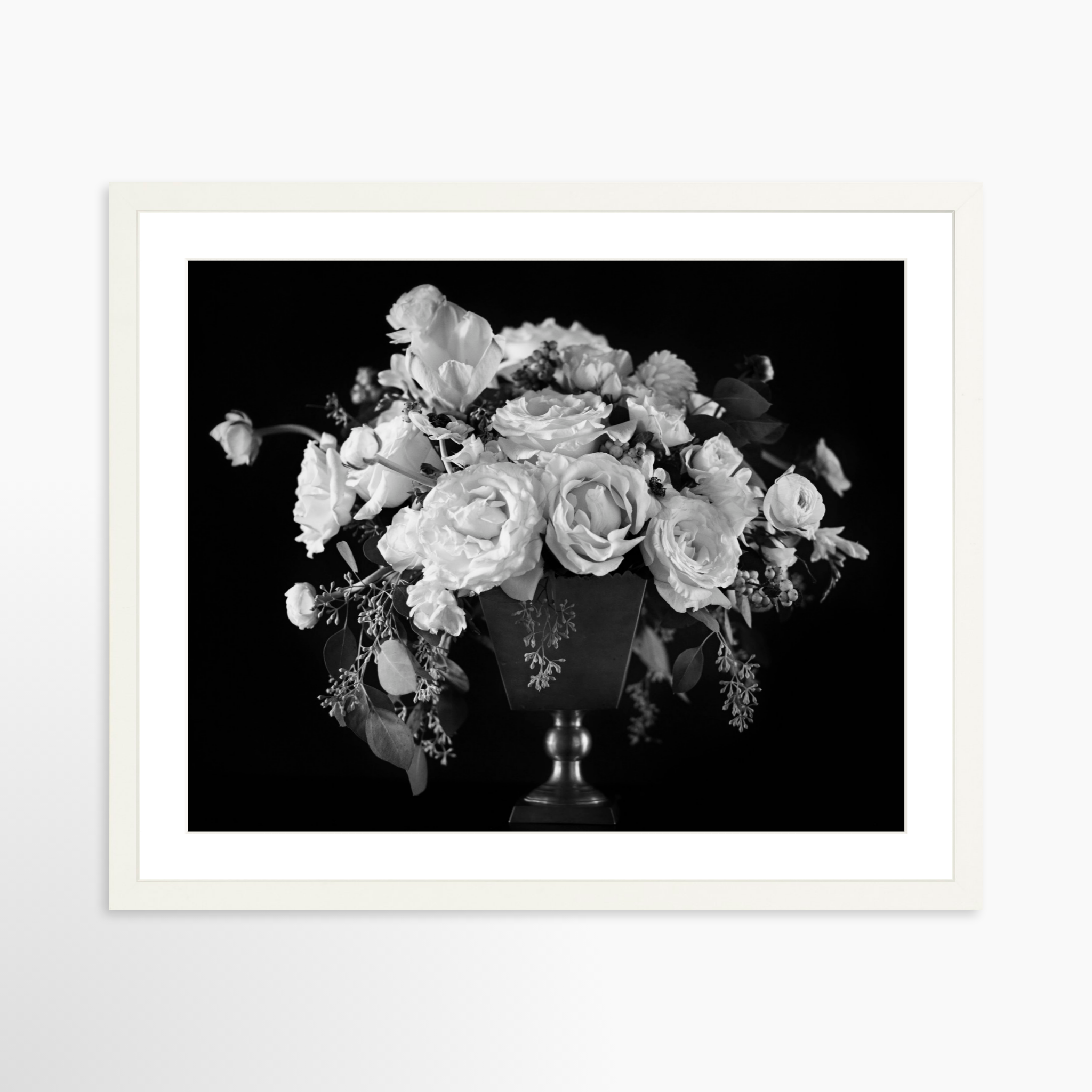 20x16 / White Frame + White Mat