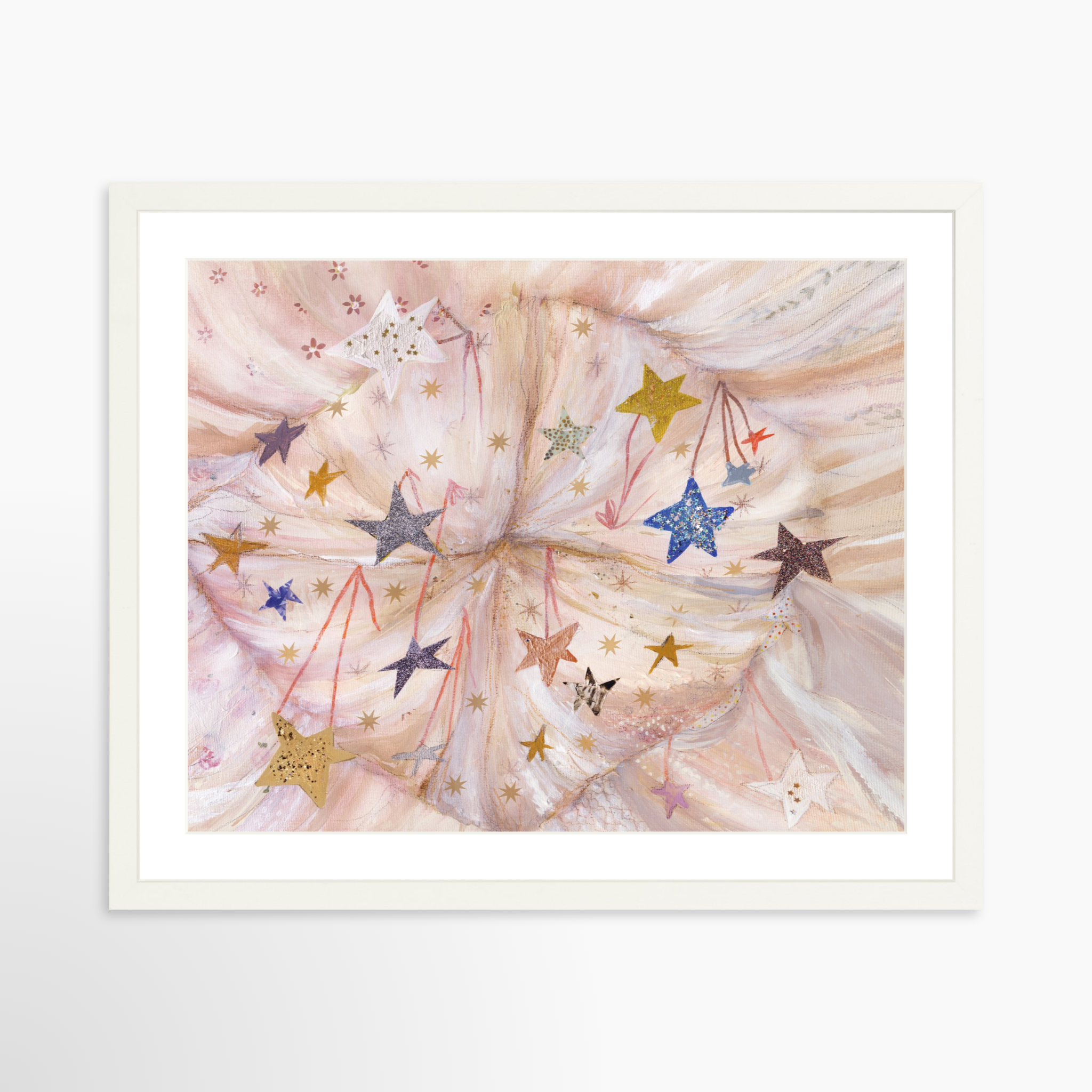 20x16 / White Frame + White Mat