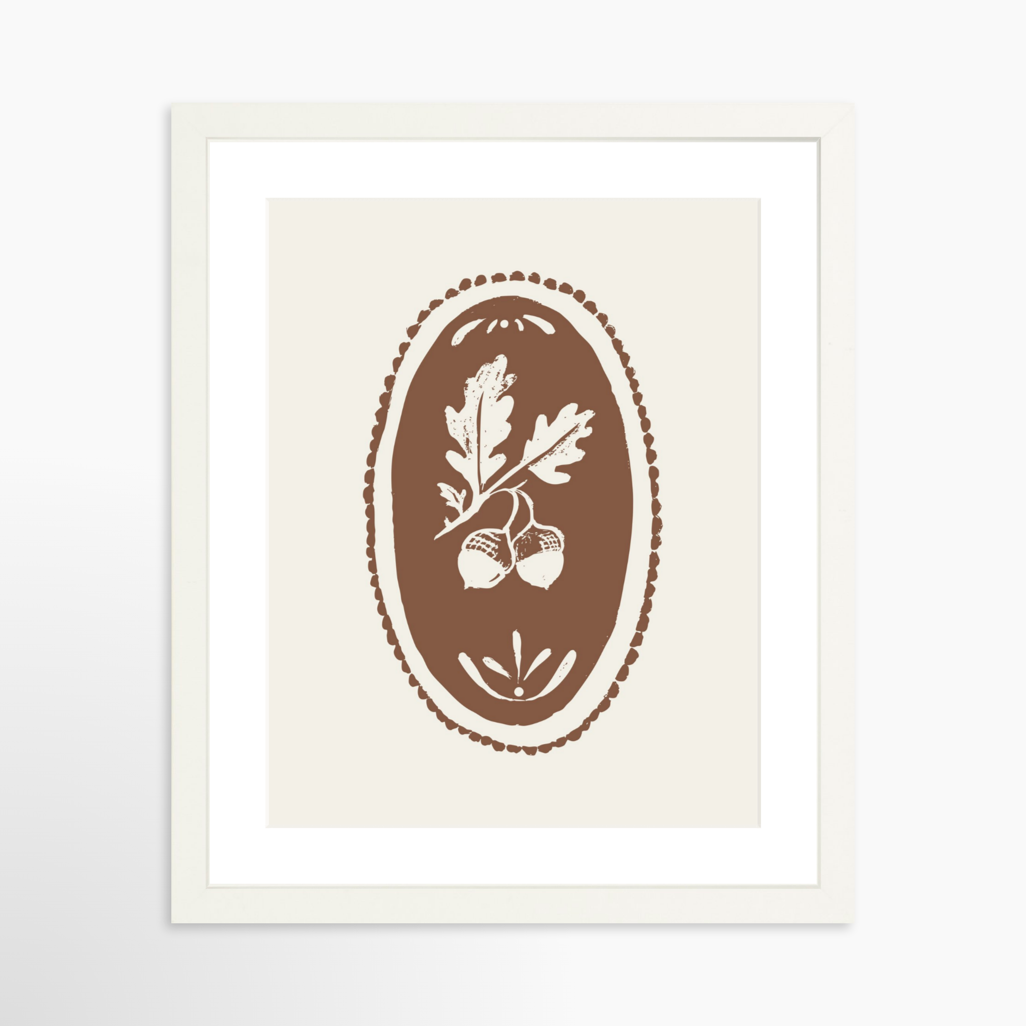 11x14 / White Frame + White Mat