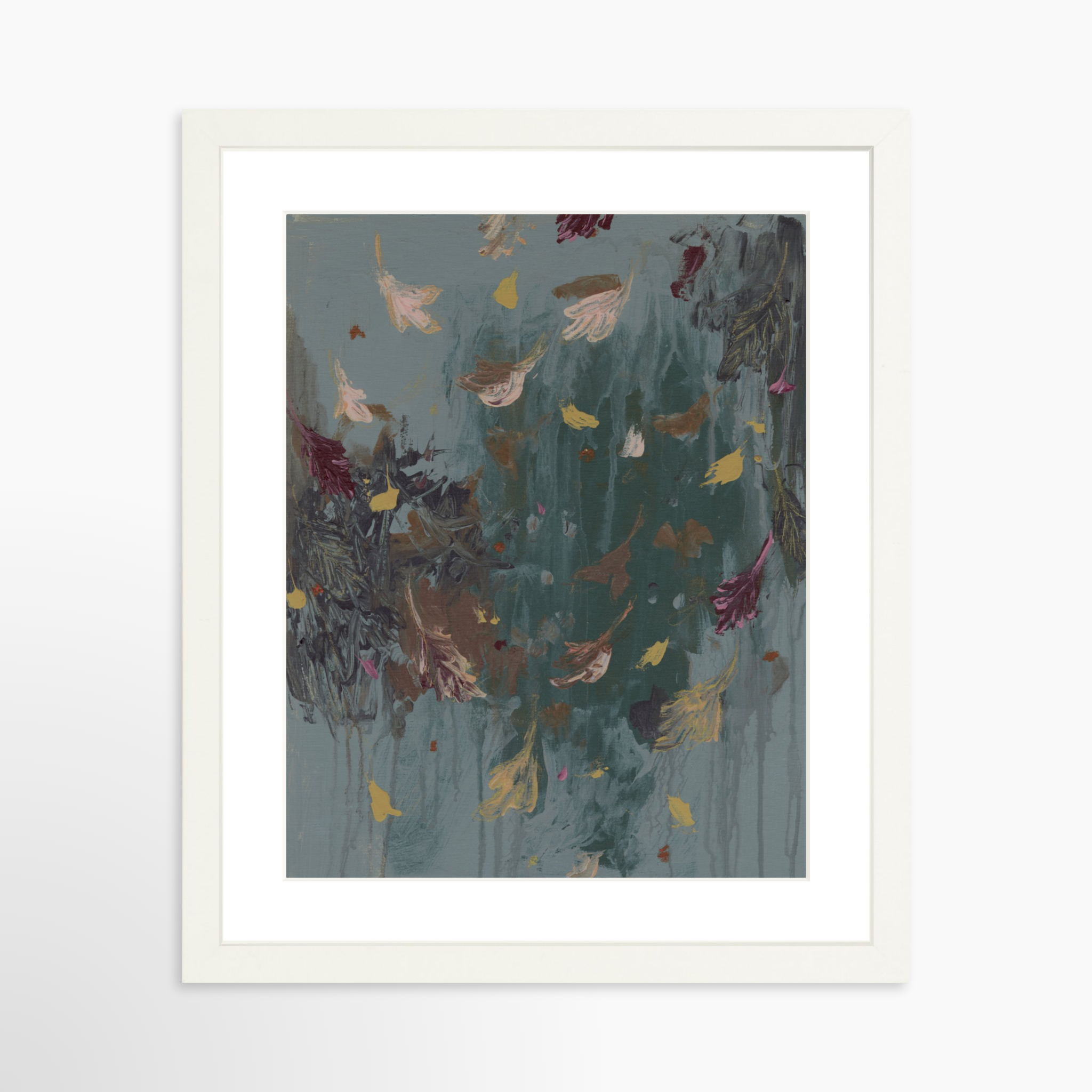 11x14 / White Frame + White Mat