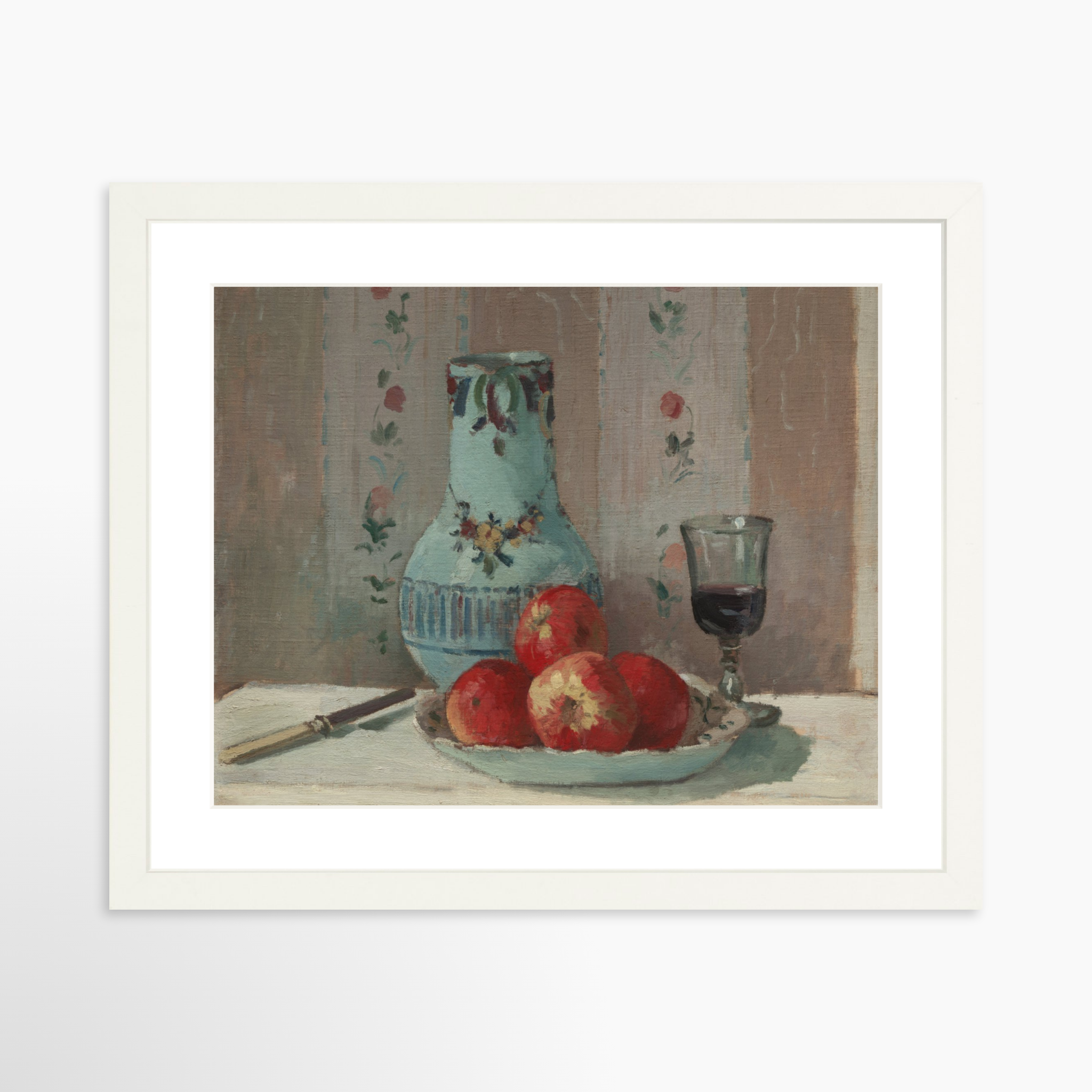 14x11 / White Frame + White Mat