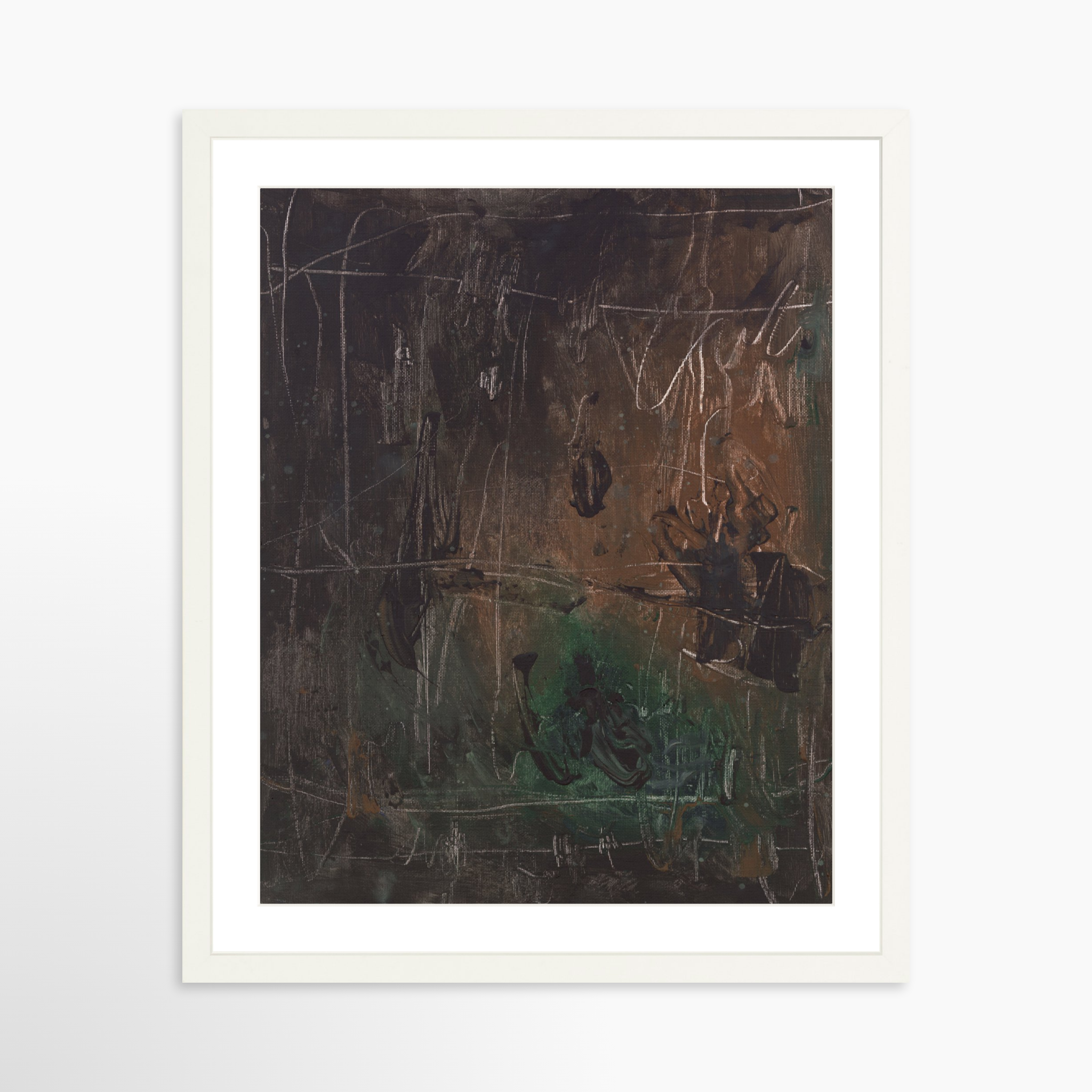 20x24 / White Frame + White Mat