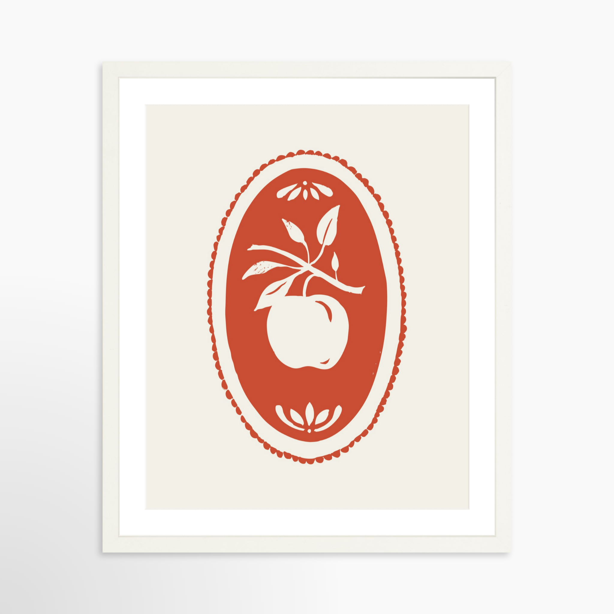 20x24 / White Frame + White Mat