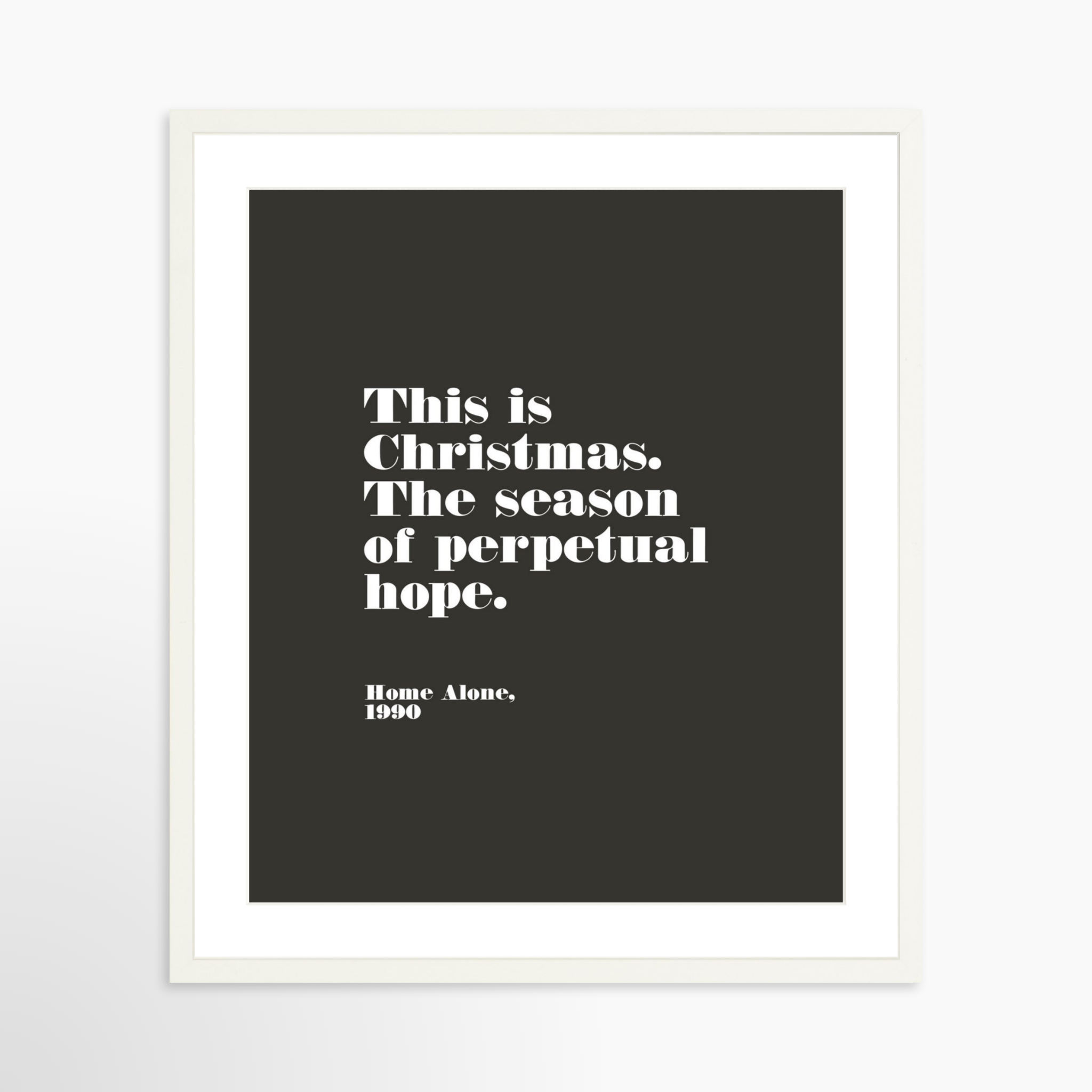 20x25 / White Frame + White Mat