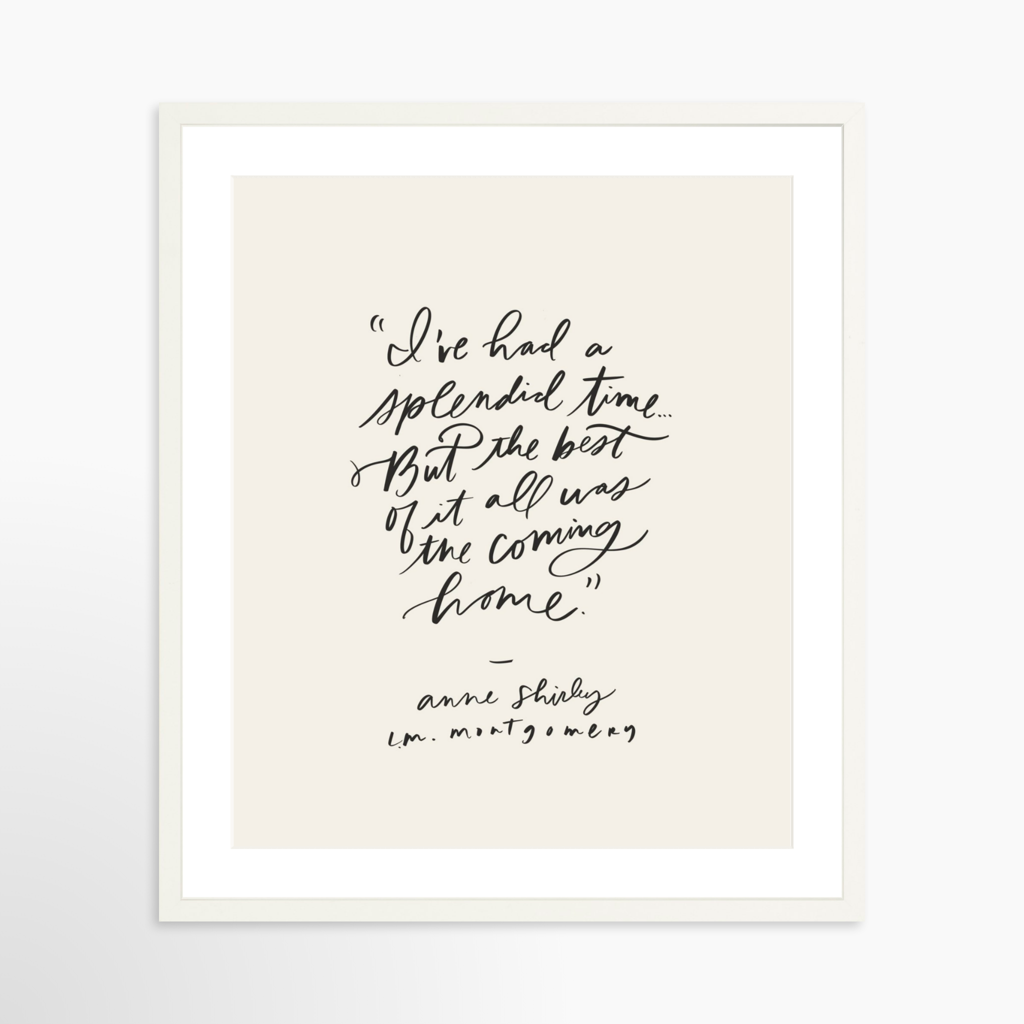 20x25 / White Frame + White Mat