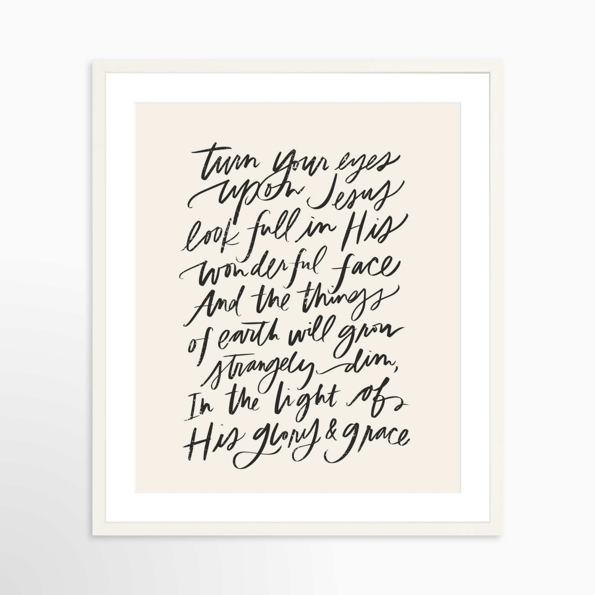 20x25 / White Frame + White Mat
