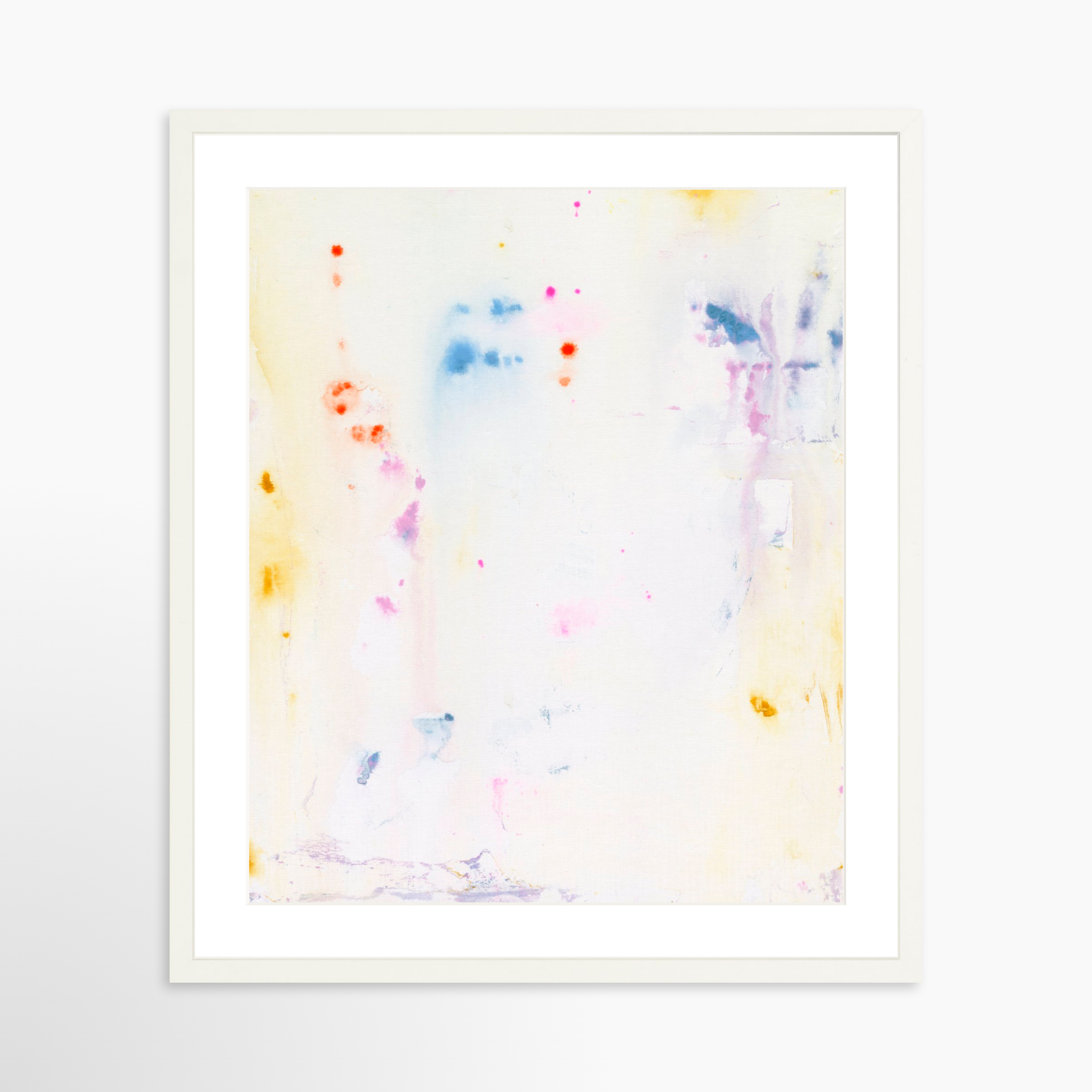 20x25 / White Frame + White Mat