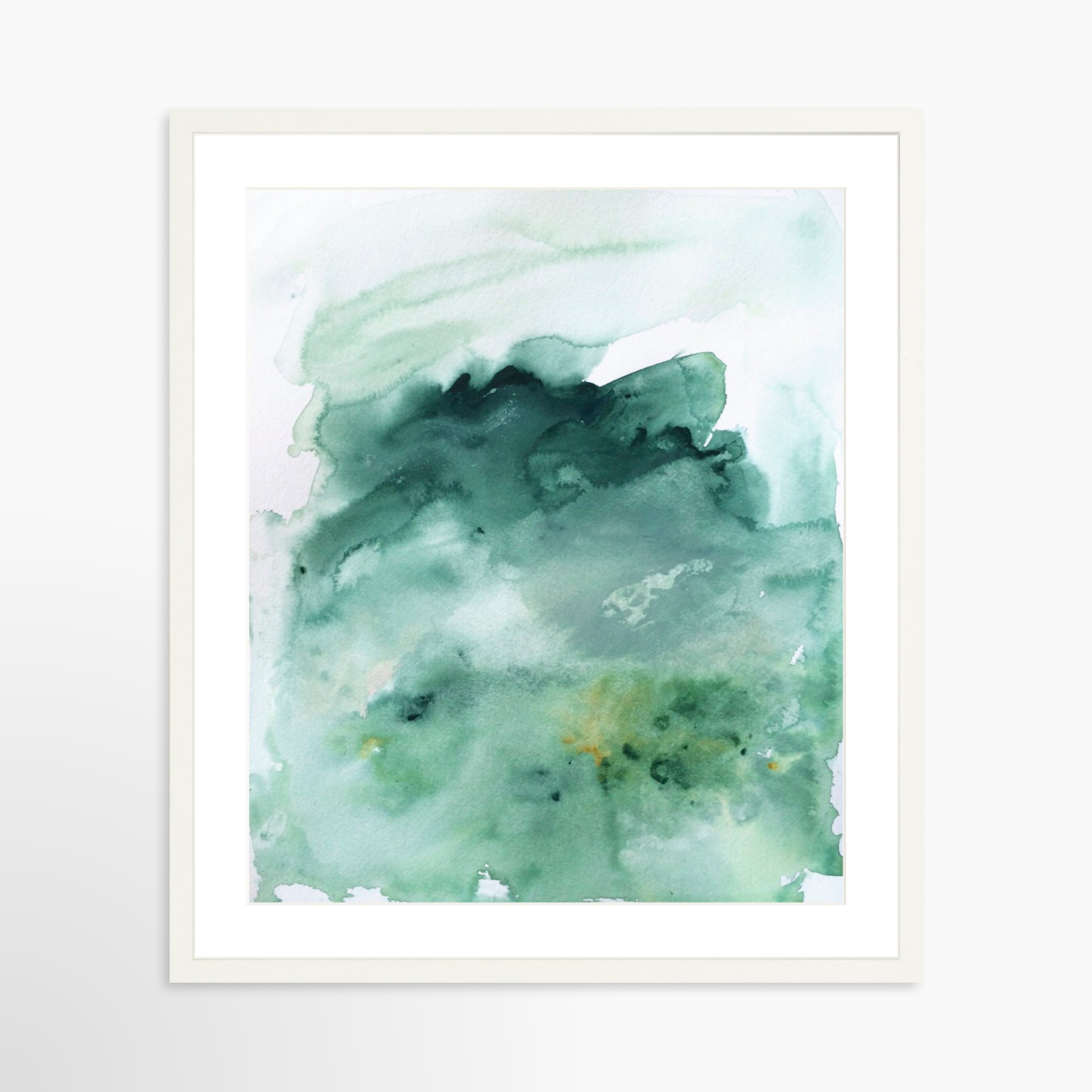 20x25 / White Frame + White Mat