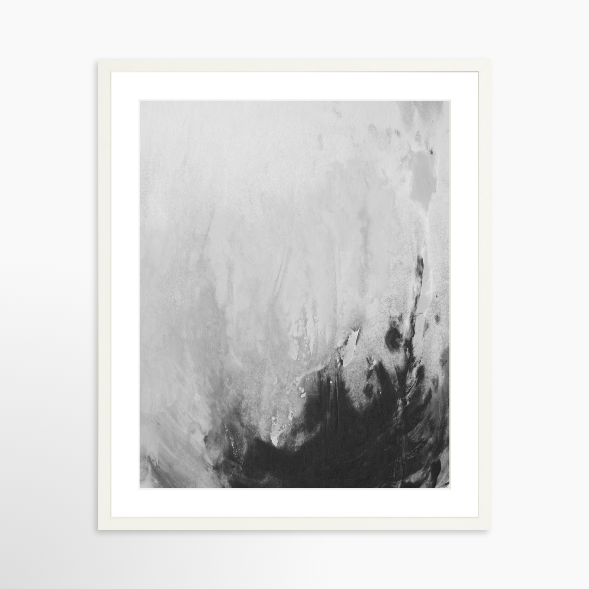 20x25 / White Frame + White Mat