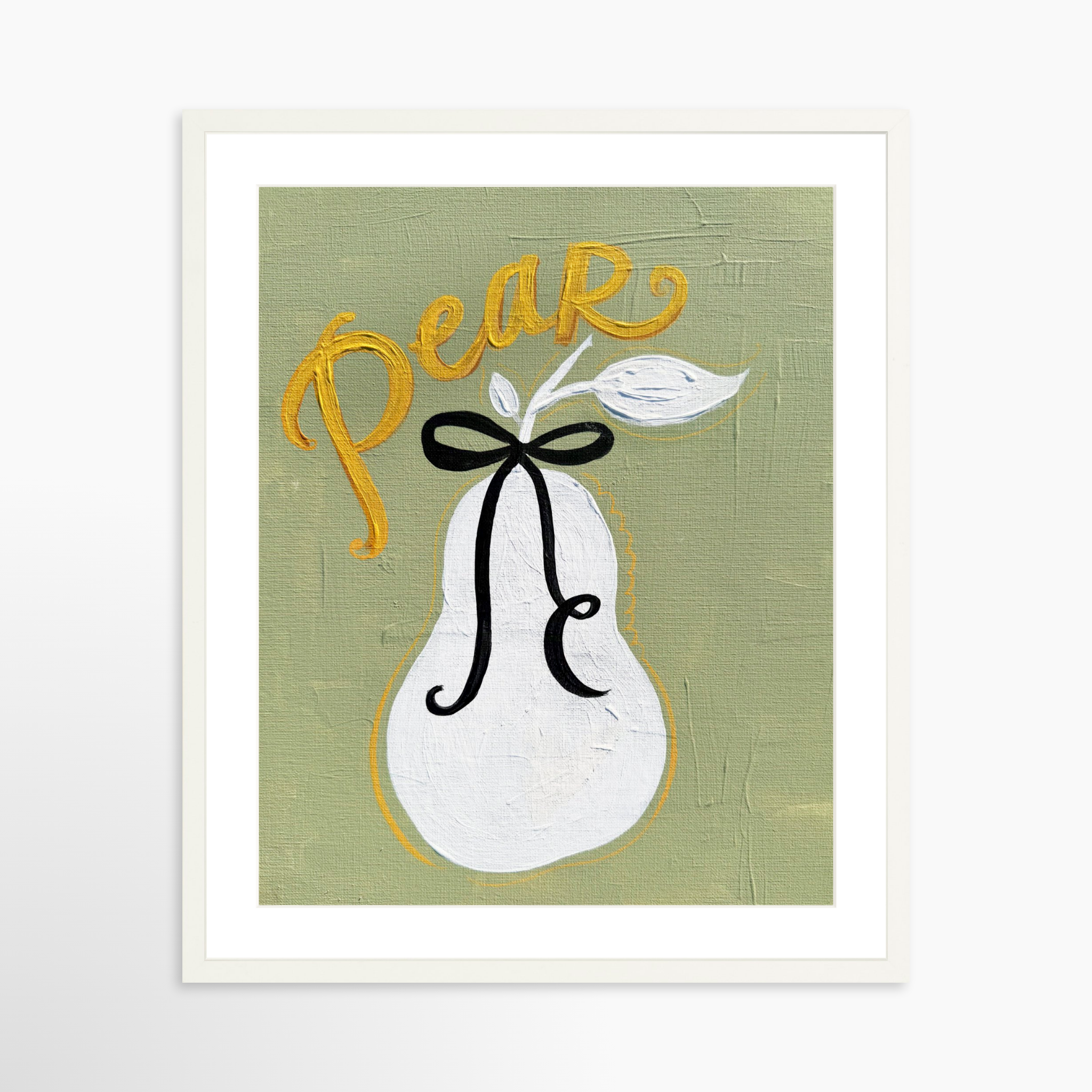 20x25 / White Frame + White Mat