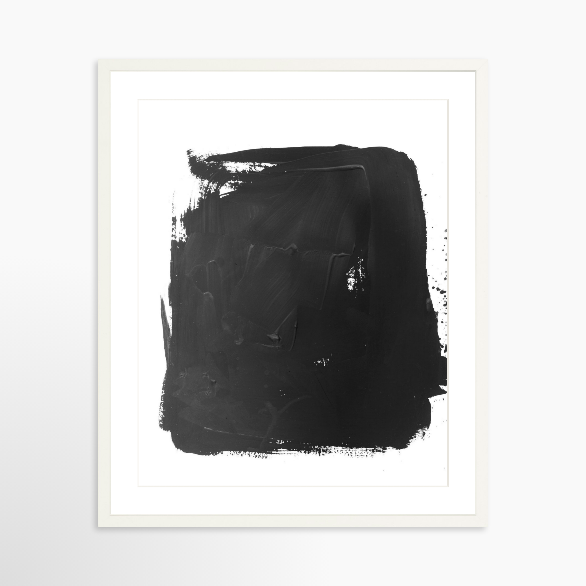 20x25 / White Frame + White Mat