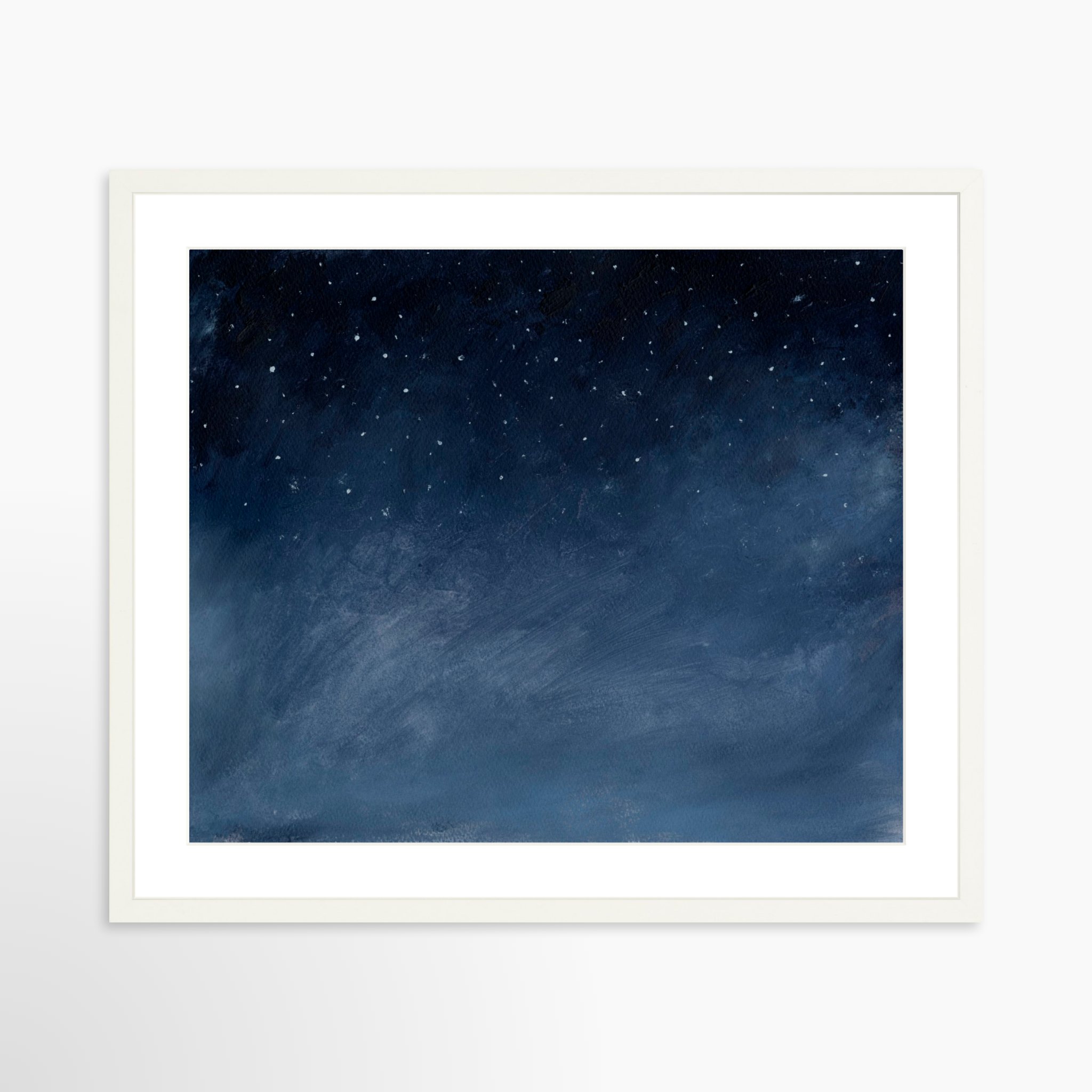 25x20 / White Frame + White Mat