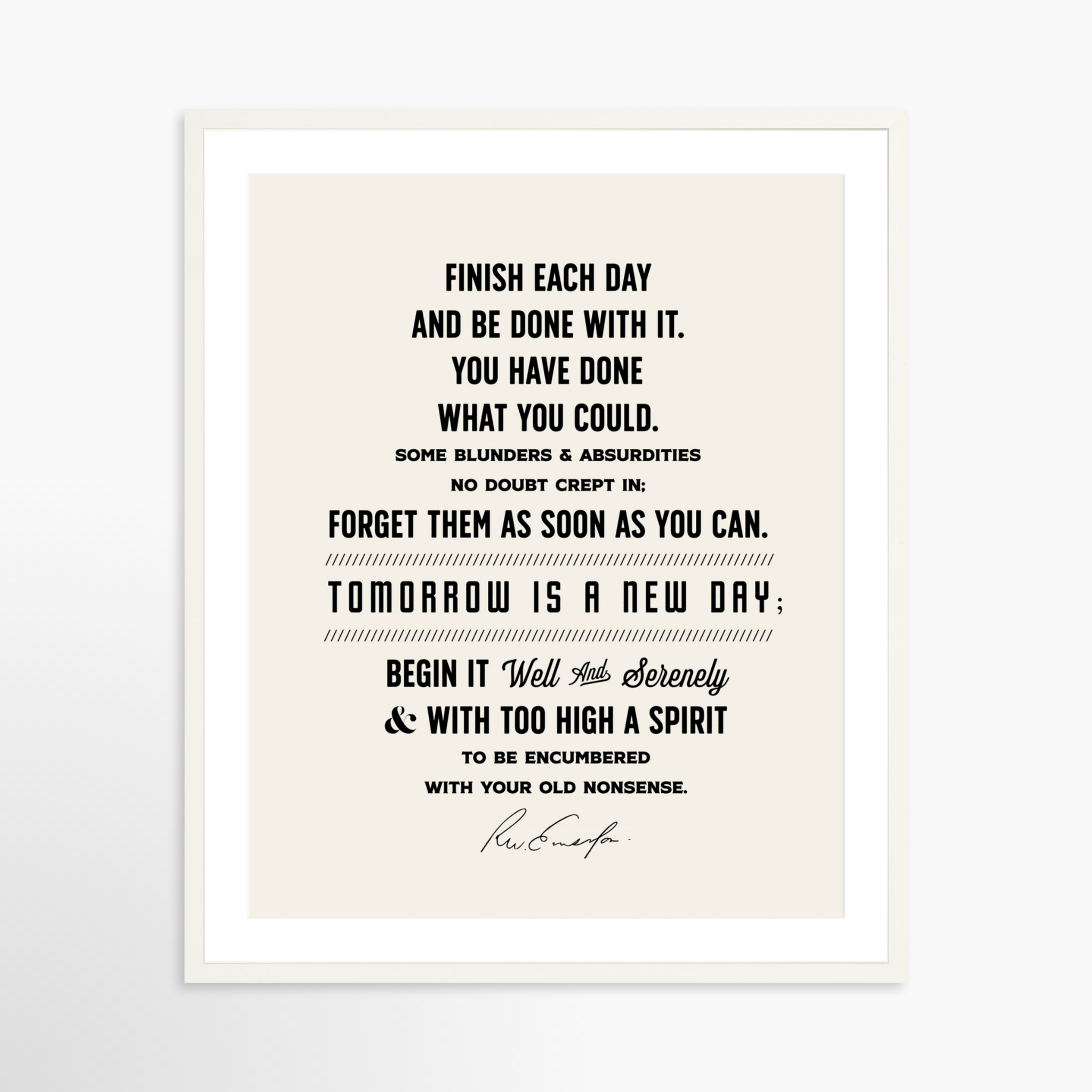 24x30 / White Frame + White Mat