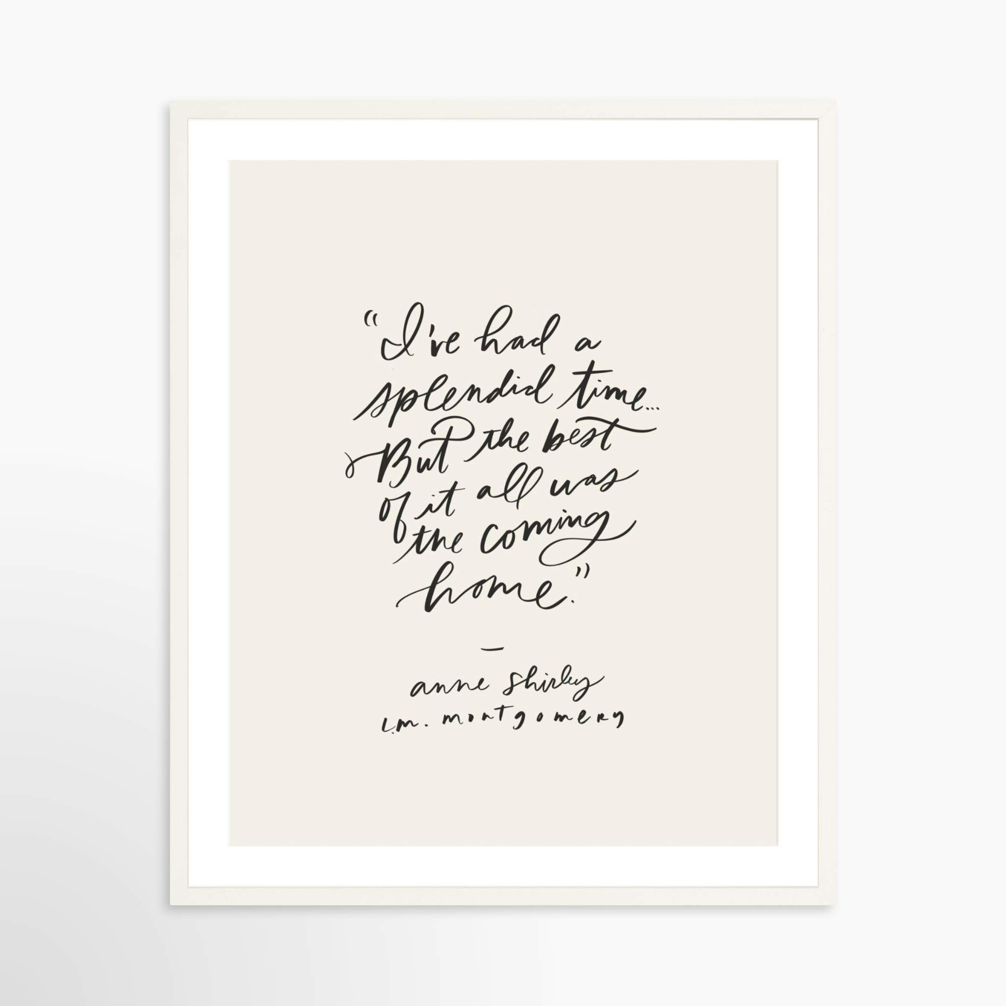 24x30 / White Frame + White Mat