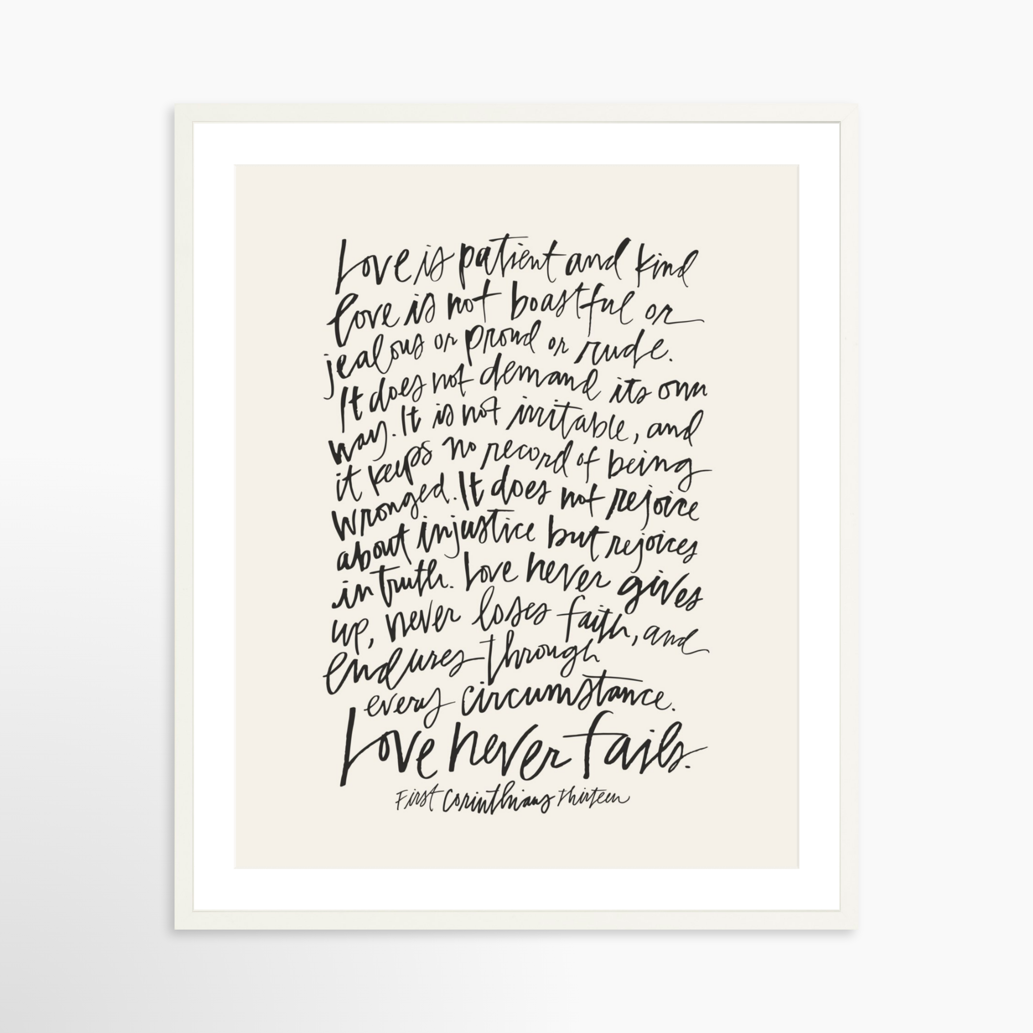 24x30 / White Frame + White Mat