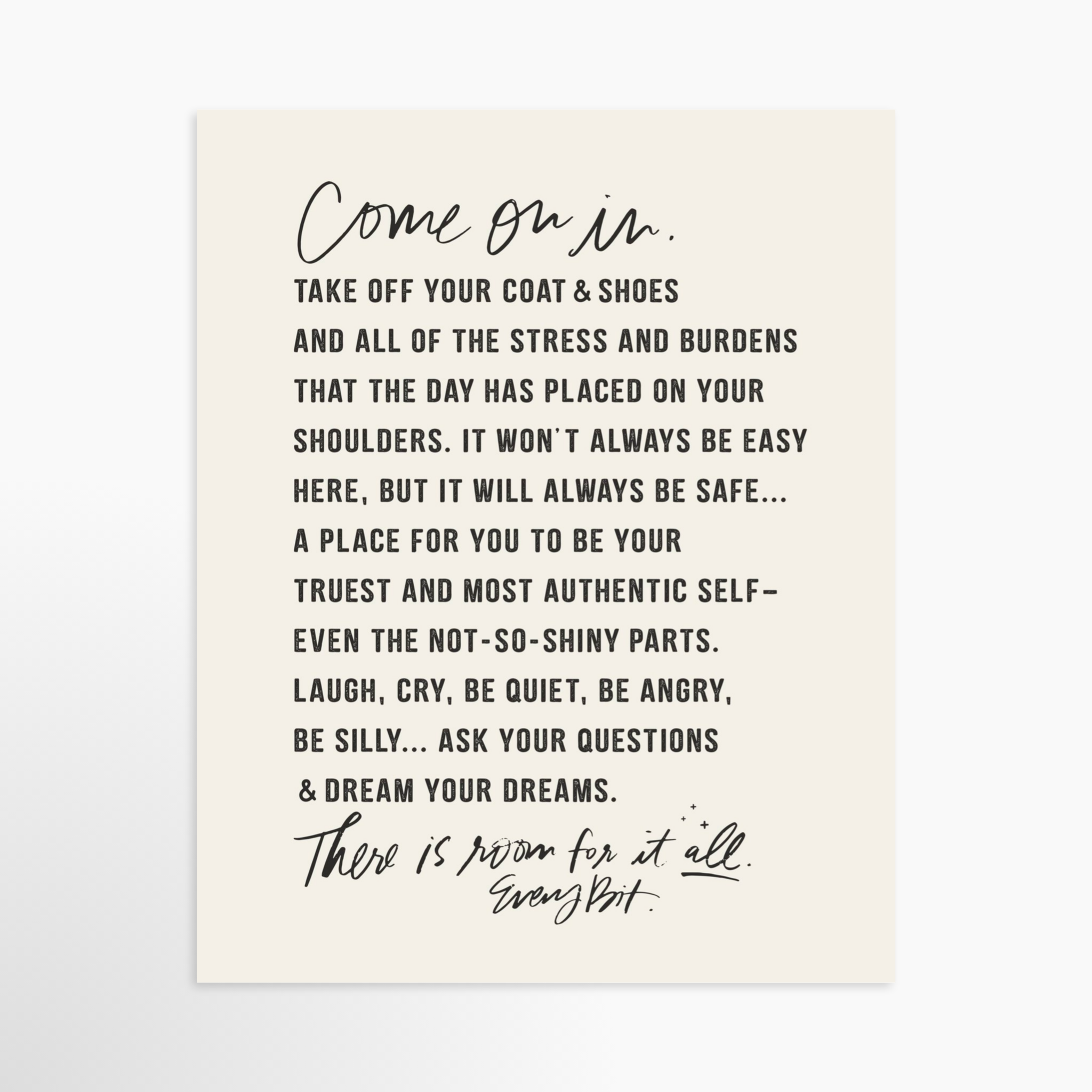 20x25 / Luxe Art Print (Unframed)