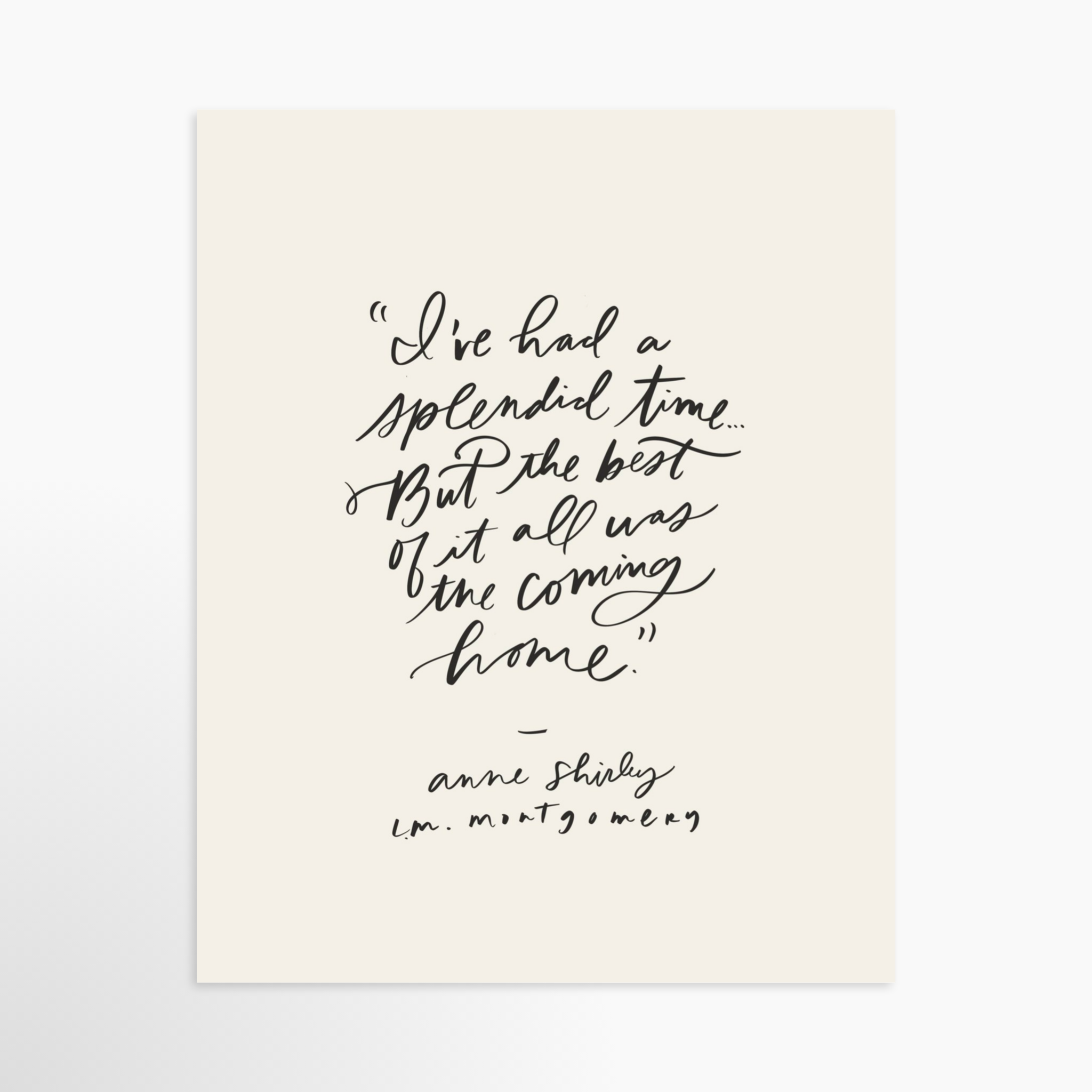 8x10 / Luxe Art Print (Unframed)