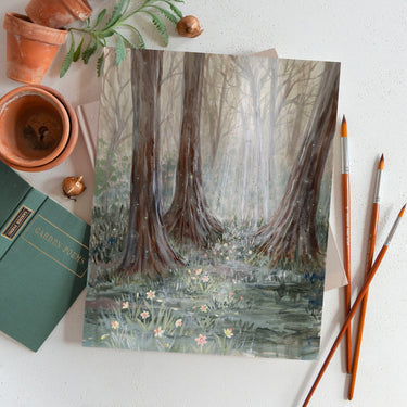 A Light Through the Trees | Art Print