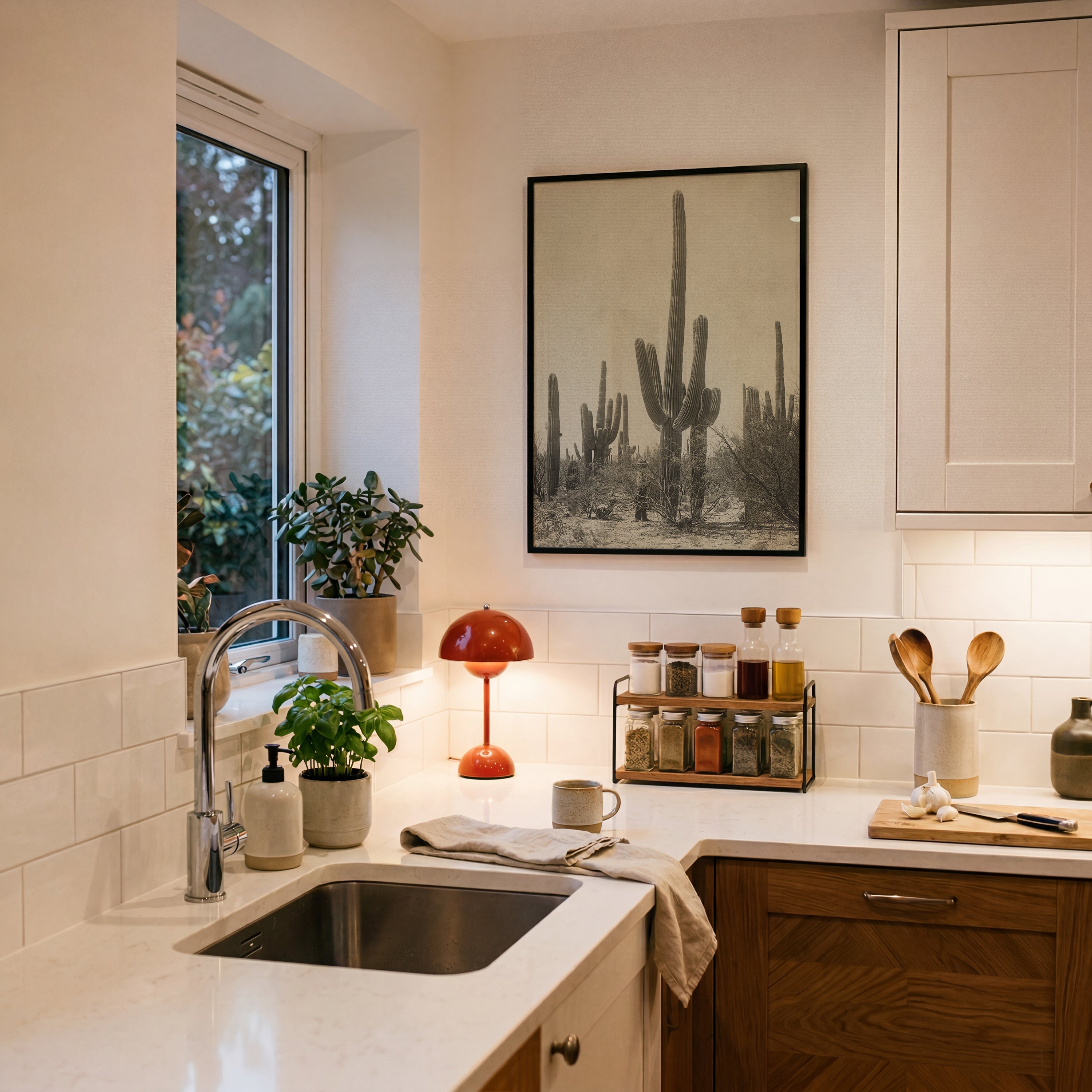 Shade of the Saguaro Canvas Wall Art
