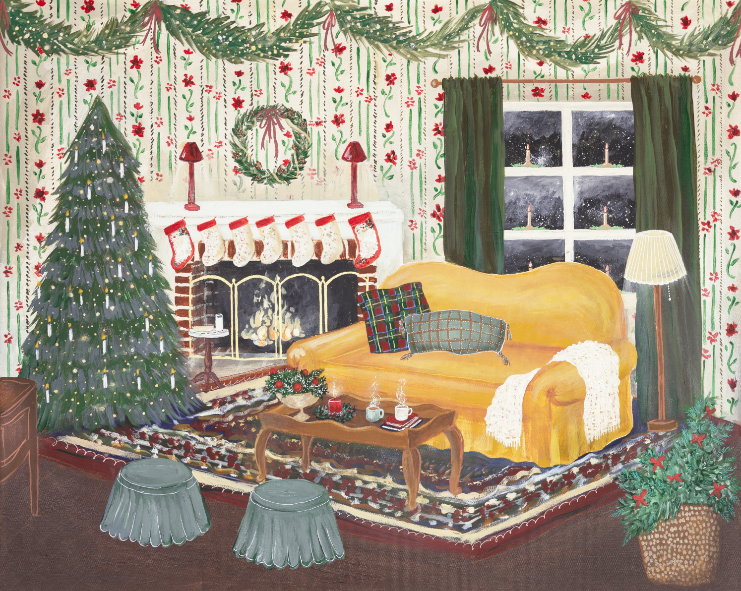 Home Alone House Canvas