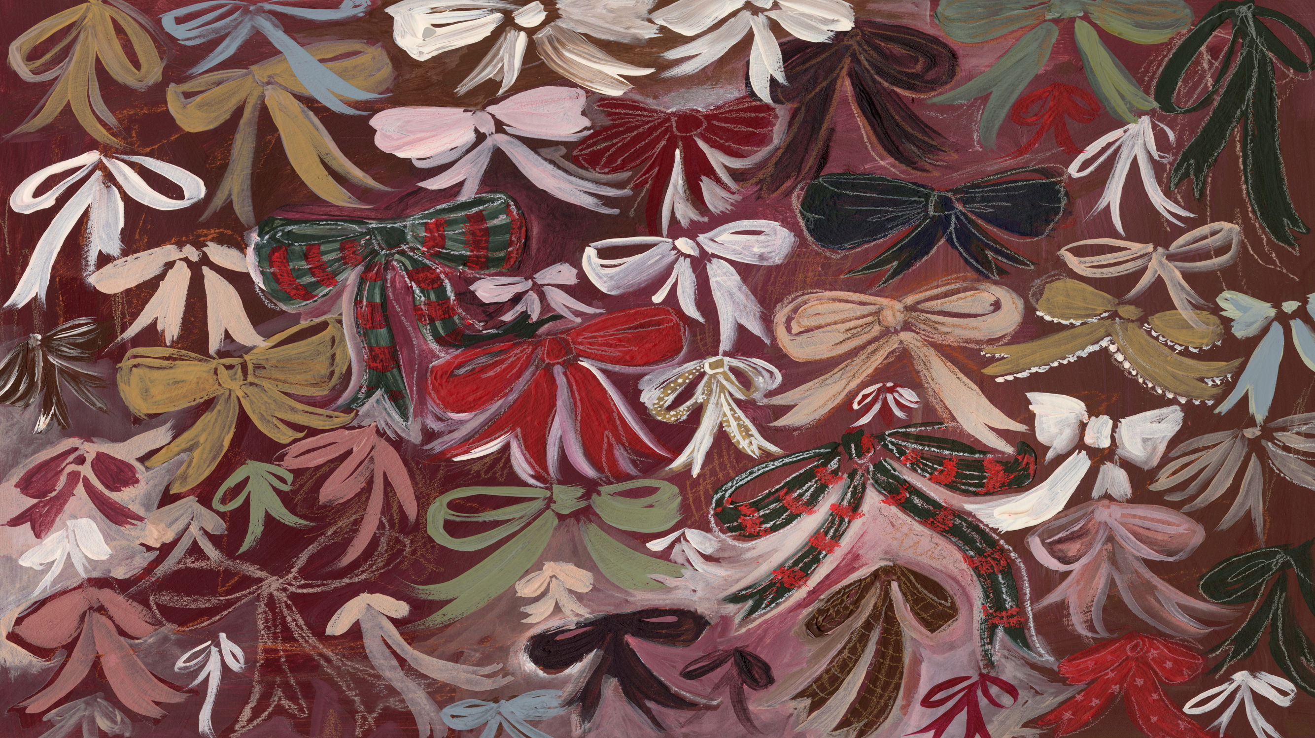 Ribbons & Bows Frame TV