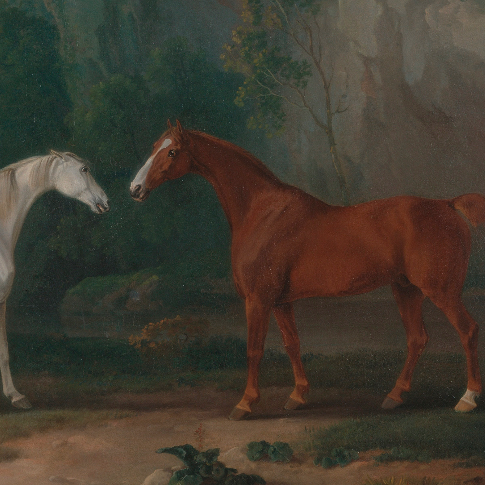 Three Horses Luxe Art Print