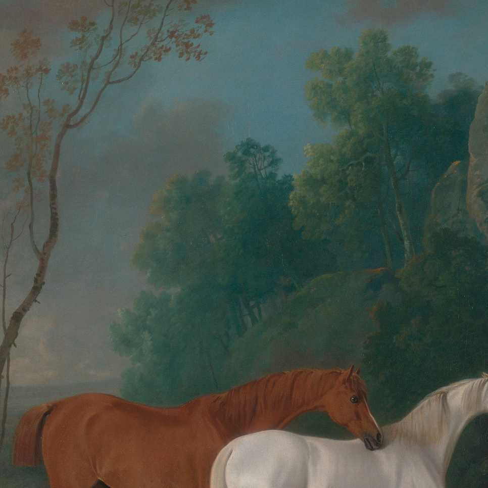 Three Horses Luxe Art Print