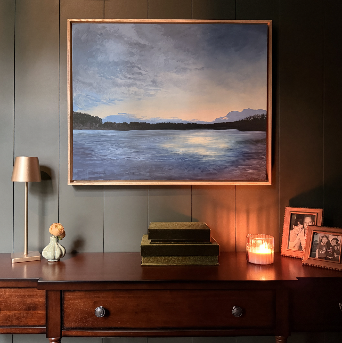 Emily's Lake Canvas Wall Art
