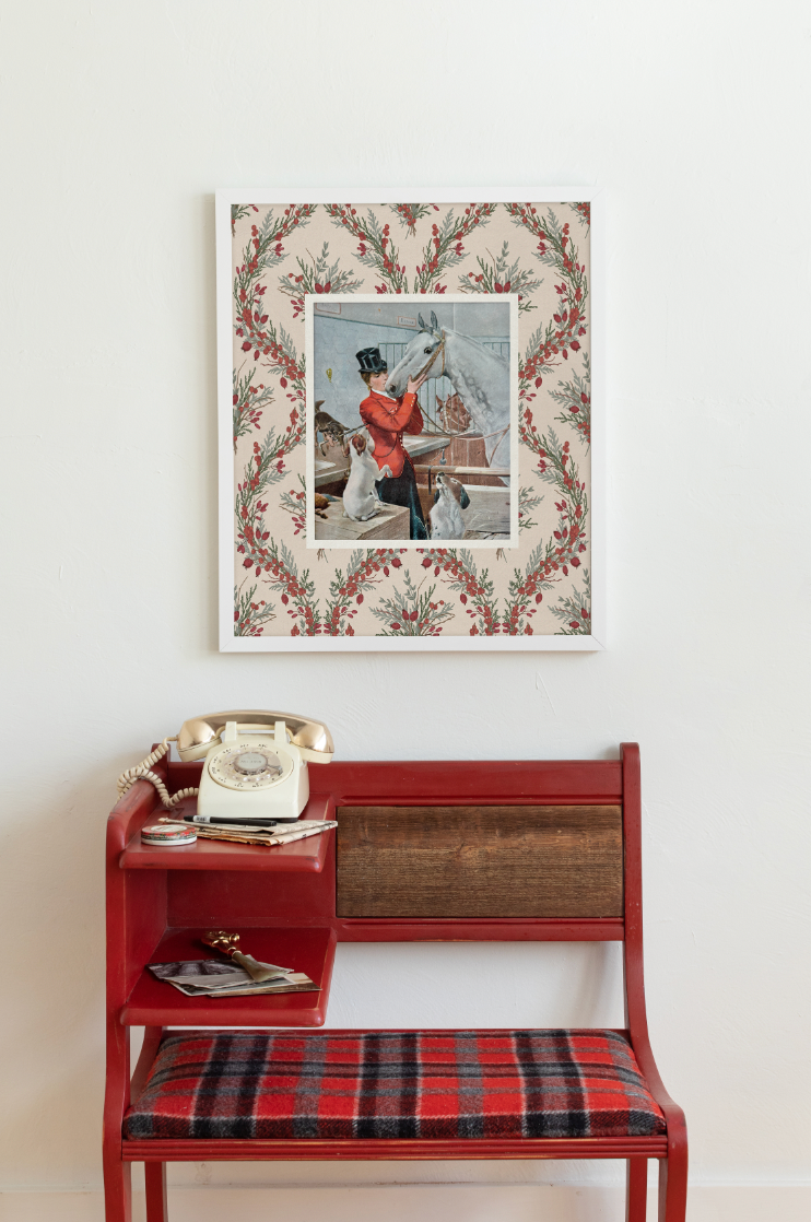 Equestrian and Her Darlings  | Canvas